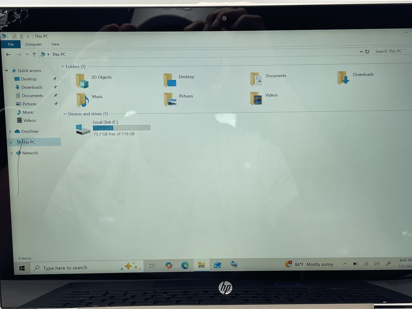 Broken HP Pavilion x360 14m-ba011dx Core i5 8GB 128GB SSD 2-in-1 Touch