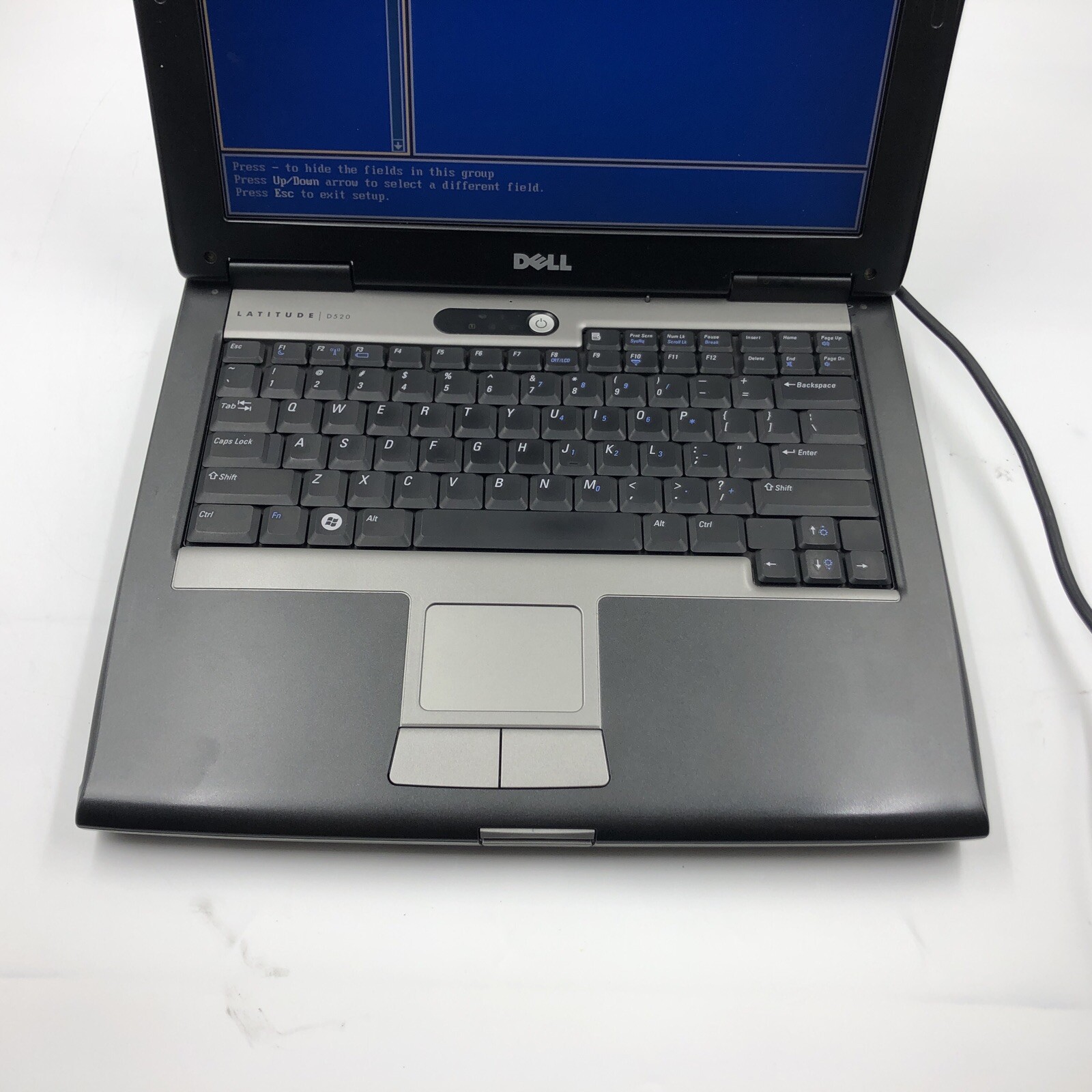 Dell Latitude D520 Intel Core 2 Duo 06F2 1.66GHZ 1GB NO HDD/OS Bad Battery PARTS