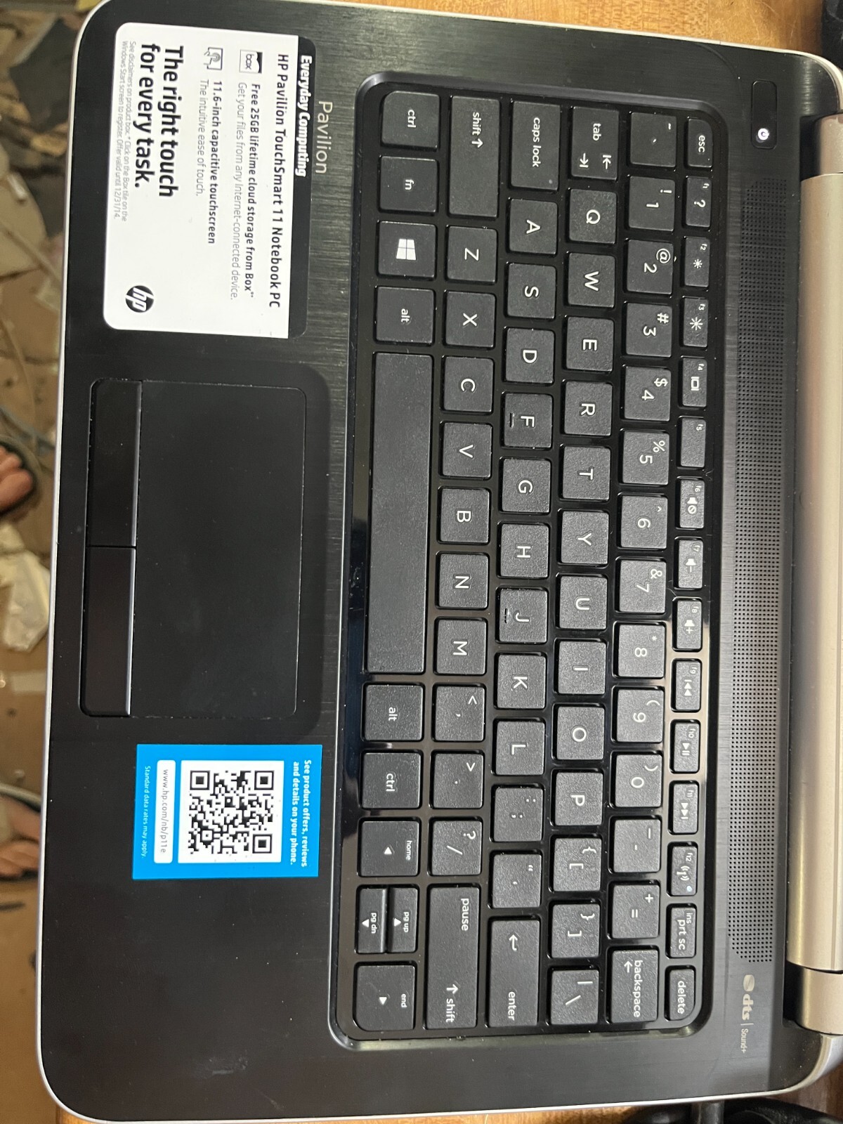 Hp Pavilion Tuchsmart 11 Notebook Chromebook AMD a4-1250 4GB Ram 250GB Webcam