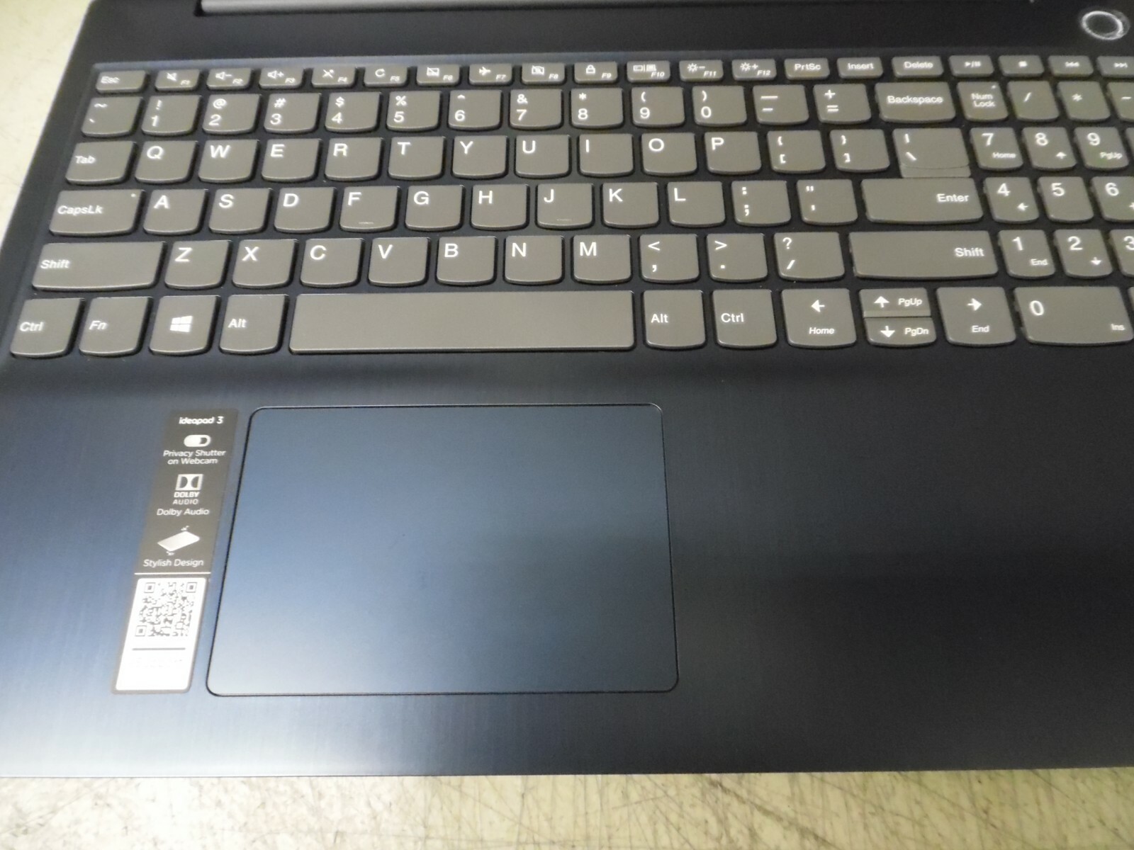 Lenovo IdeaPad 3 15.6″ (128GB SSD,Core i3 4GB RAM) Laptop Abyss Blue