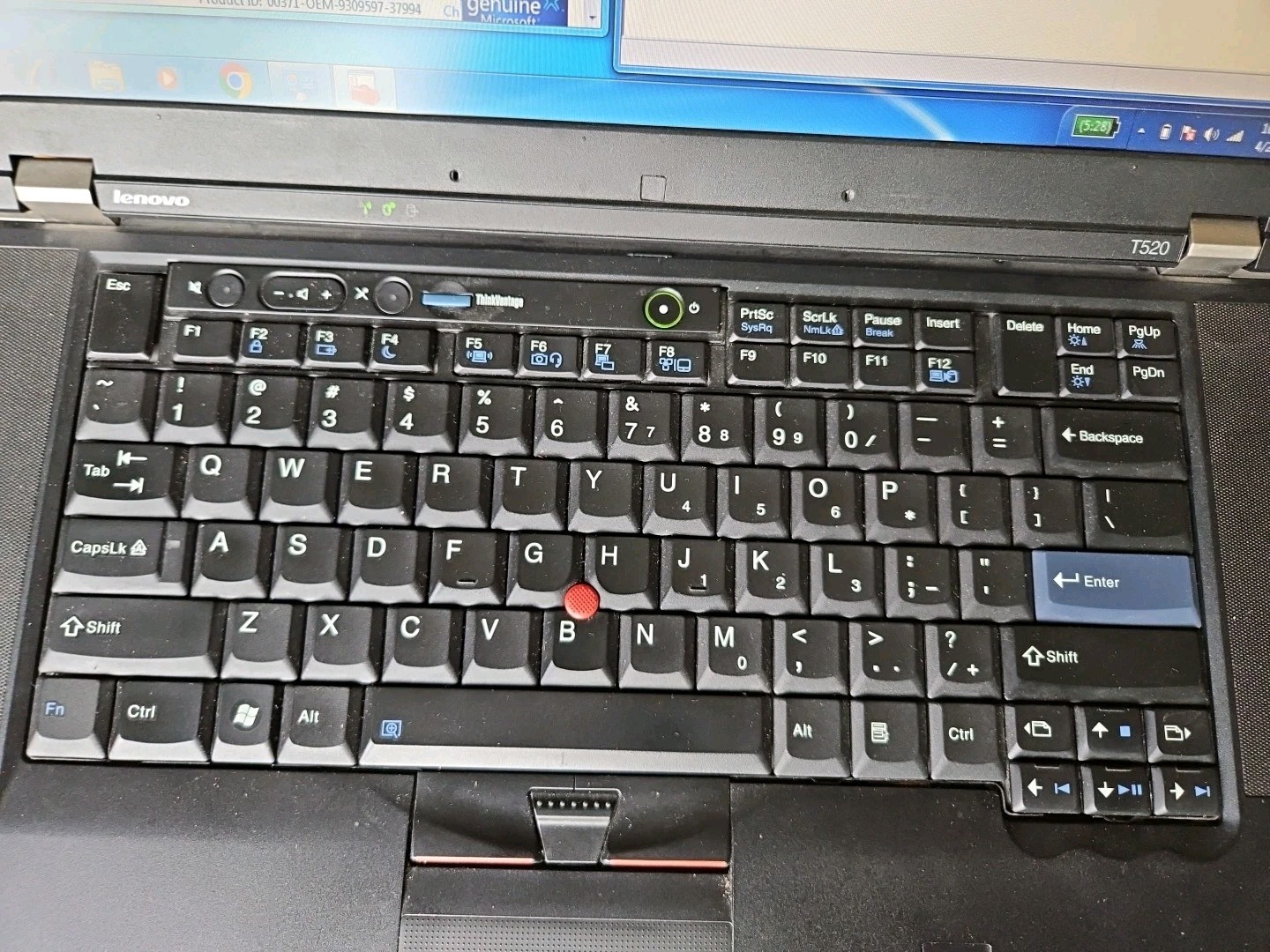 Lenovo ThinkPad T520 i5-2520M 2.5GHz 8GB Ram 120 GB SSD Win 7 pro. Ready to Use