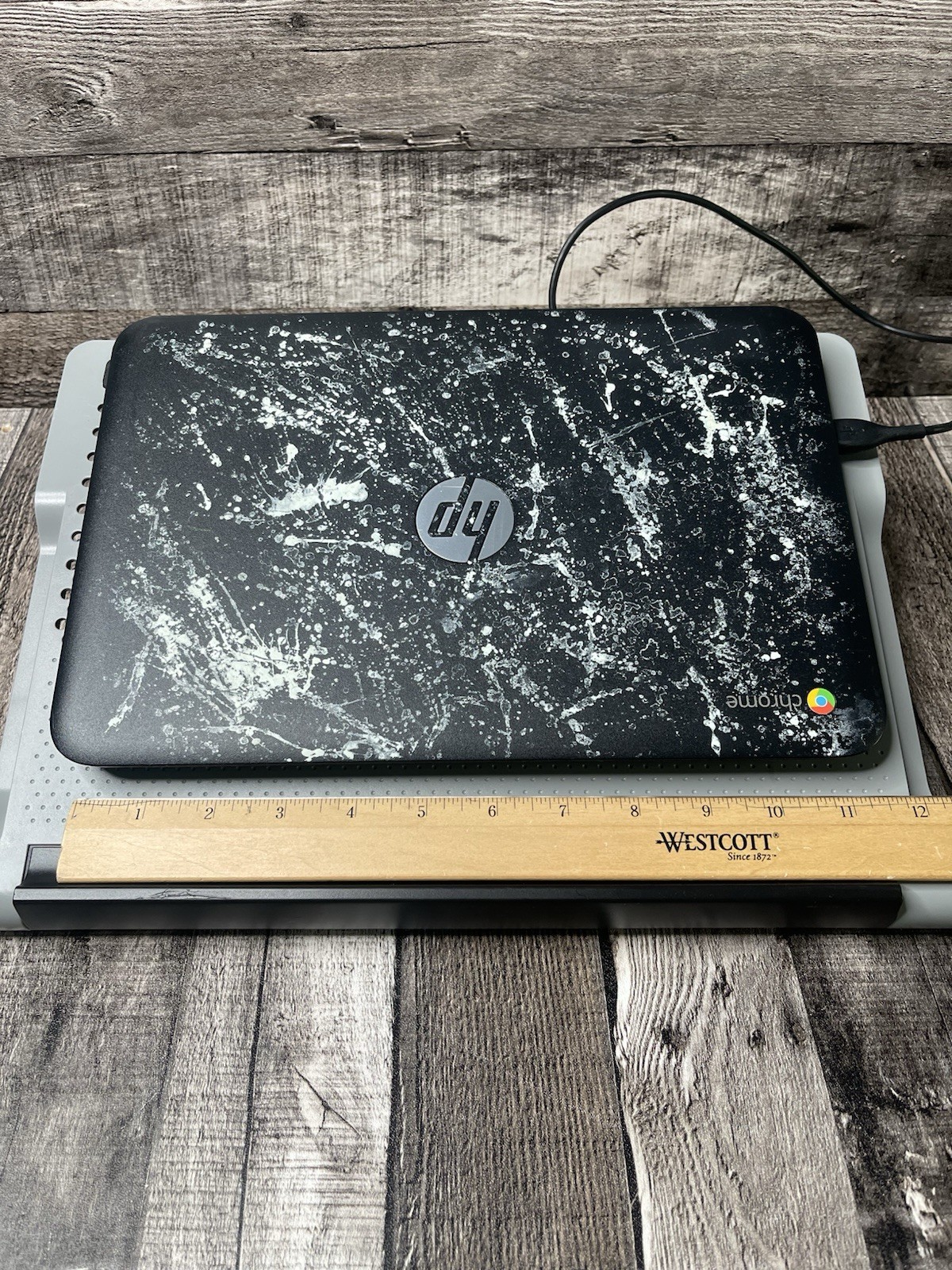 HP Chromebook 11 G4 11.6 Inch And TERGUS AWE84. Very Unique Paint On The Cover
