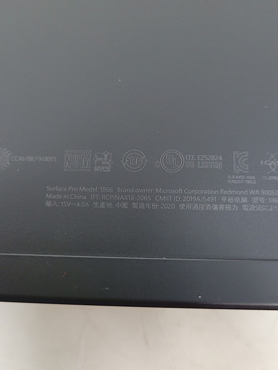 MICROSOFT SURFACE PRO 7 1866 Laptop Intel Core I7-1065G7 16GB 512GB SEE NOTES