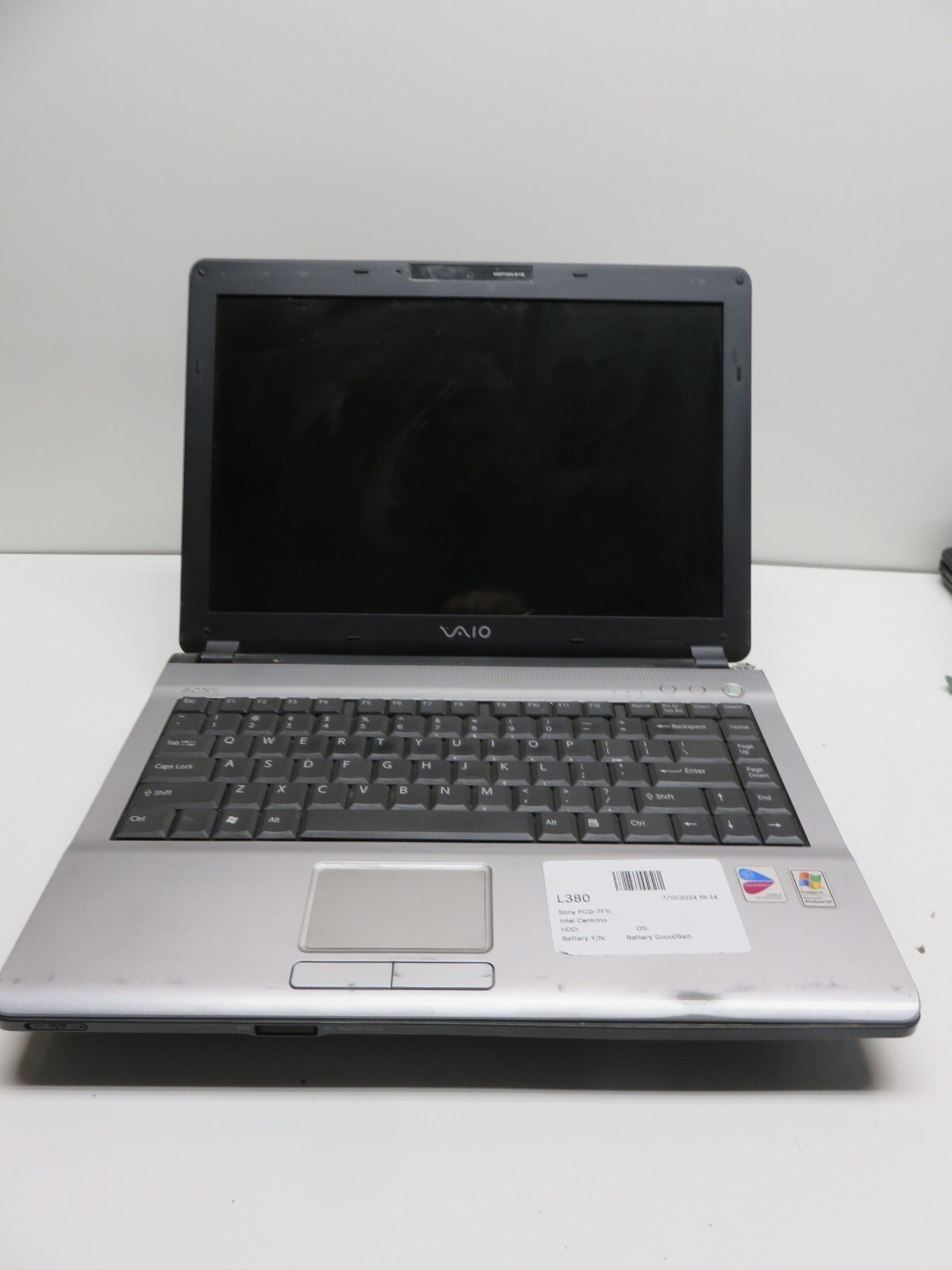 Sony VGN-FJ170 PCG-7F1L Laptop Intel Centrino – Parts/Repair