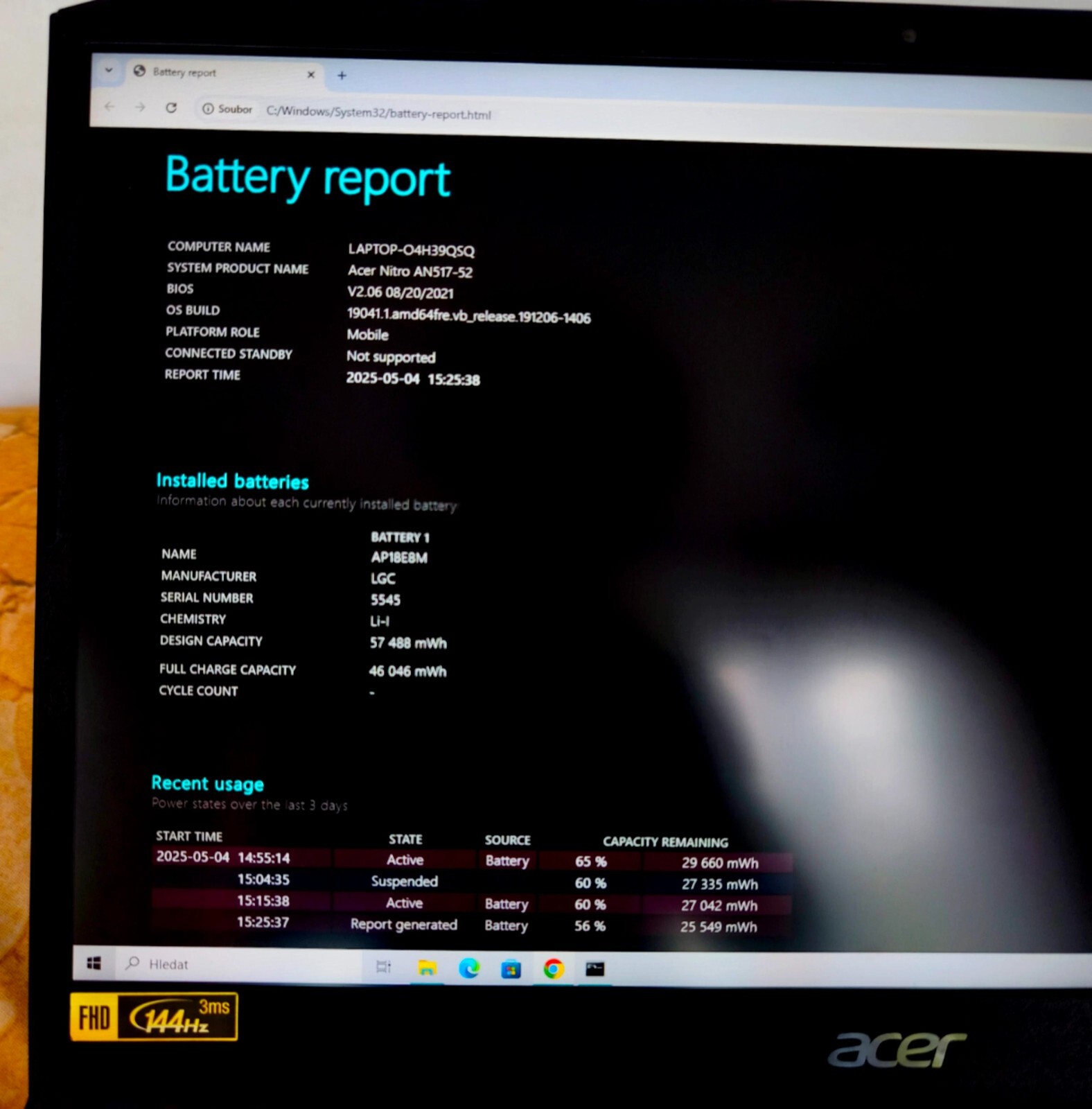 Herní notebook Acer Nitro 5 + HERNÍ MYŠ, PODLOŽKA A SLUCHÁTKA ZDARMA!!!