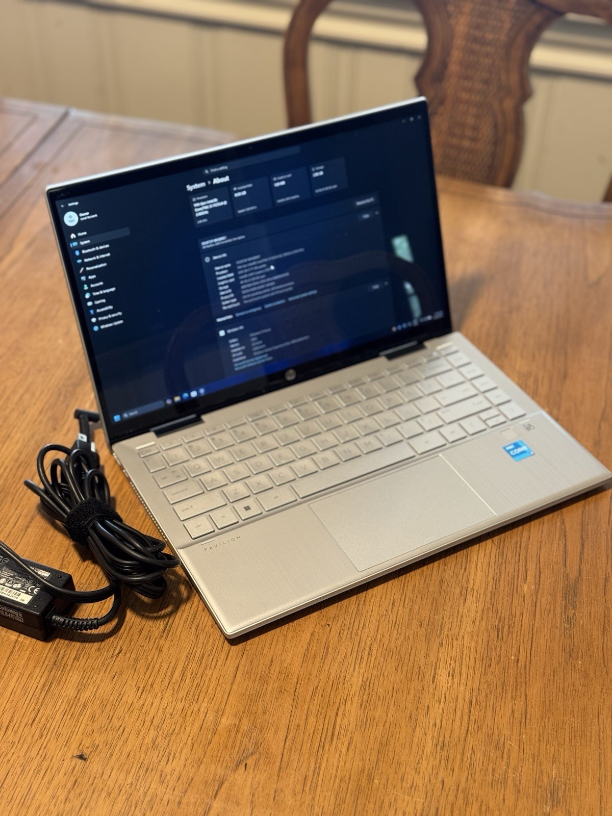 HP Pavilion x360 14m-dy0113dx 2.0GHz i3-1125G4 8GB RAM 256GB SSD 14″ FHD WIN11