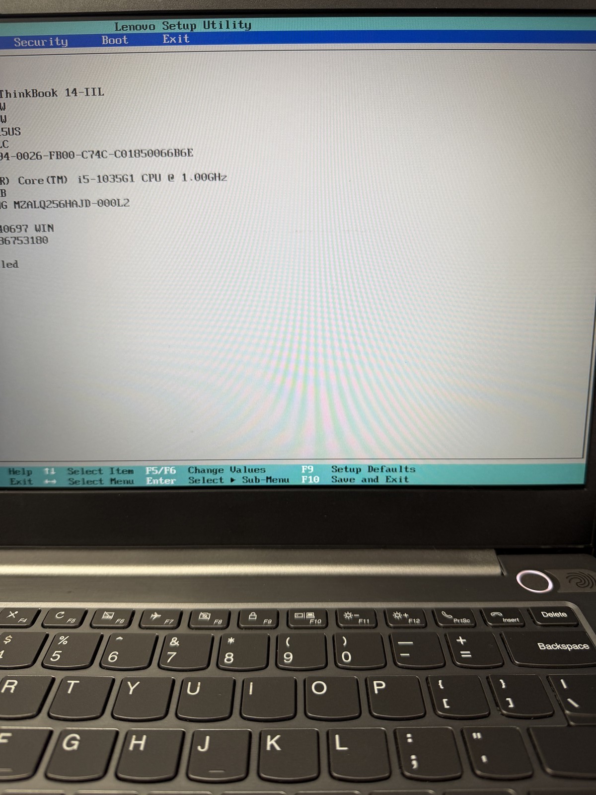 Lenovo ThinkBook 14-IIL 14inch i5-1035G1 8GB 256GB |NO OS Read|