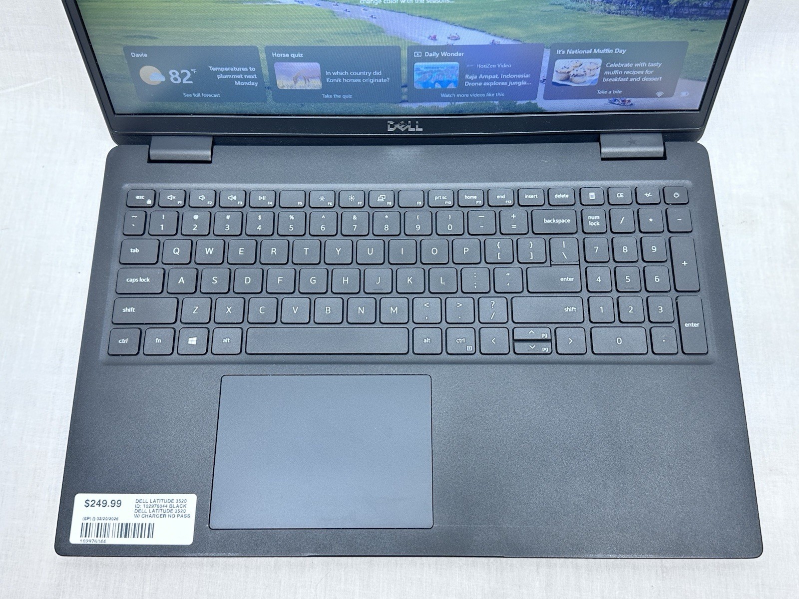 Dell Laptop Latitude 3520 i3-1005G1 3.40GHz 8GB-128GB Win11 Pro