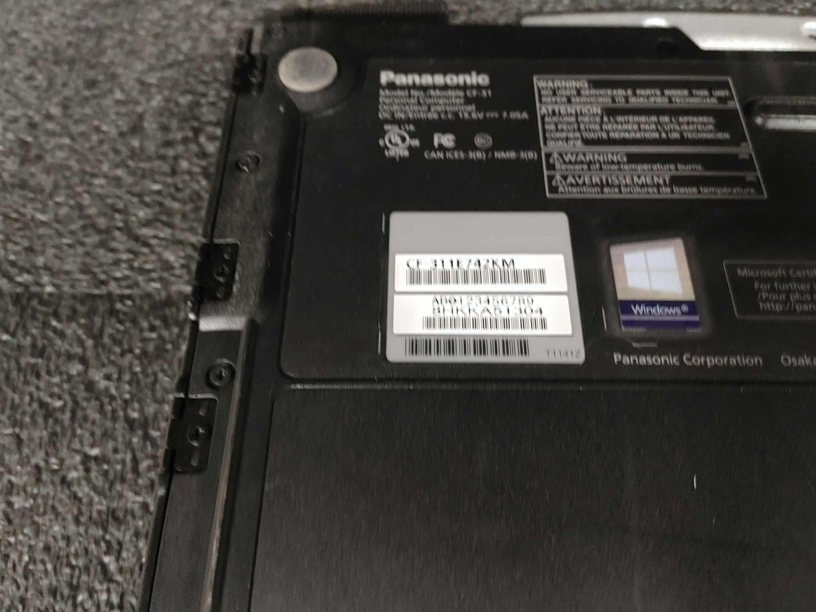 Lot 5 Panasonic Toughbook CF-31 MK5 i5-5300U 2.3Ghz 8GB Ram 4G LTE GPS NO HDD/PS