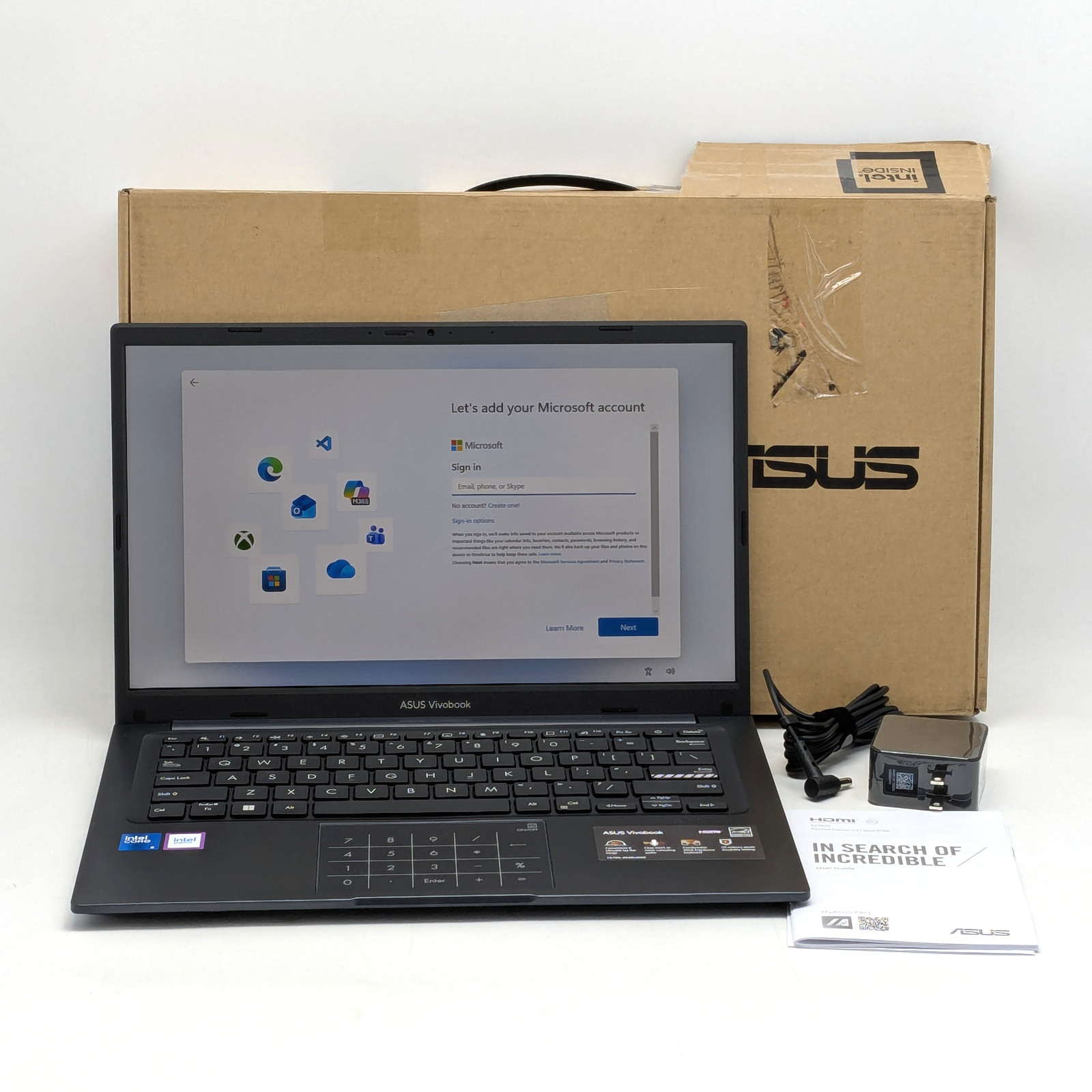 ASUS Vivobook 14 X1404V 14″ Intel Core 5 120U 8GB DDR4 256GB SSD Windows 11 Home