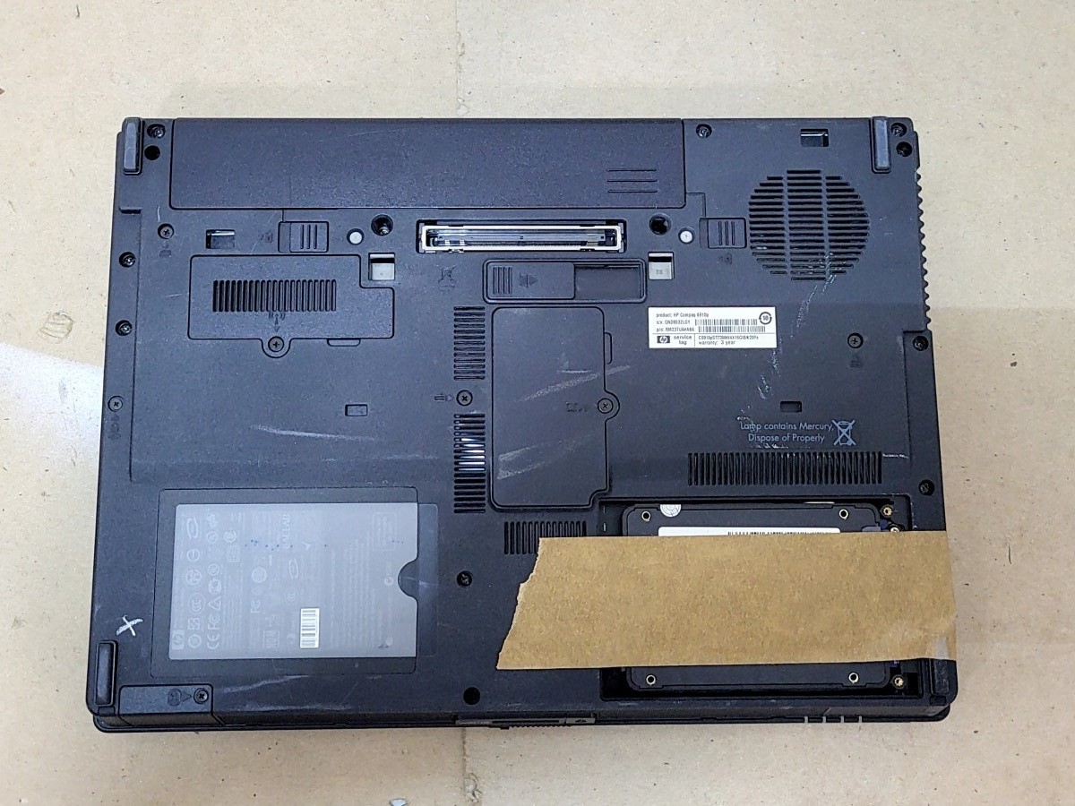 HP COMPAQ 6910P RM237UA-ABA 14.1″ Laptop CORE2 DUO T7300 2GB 128GB SEE NOTES