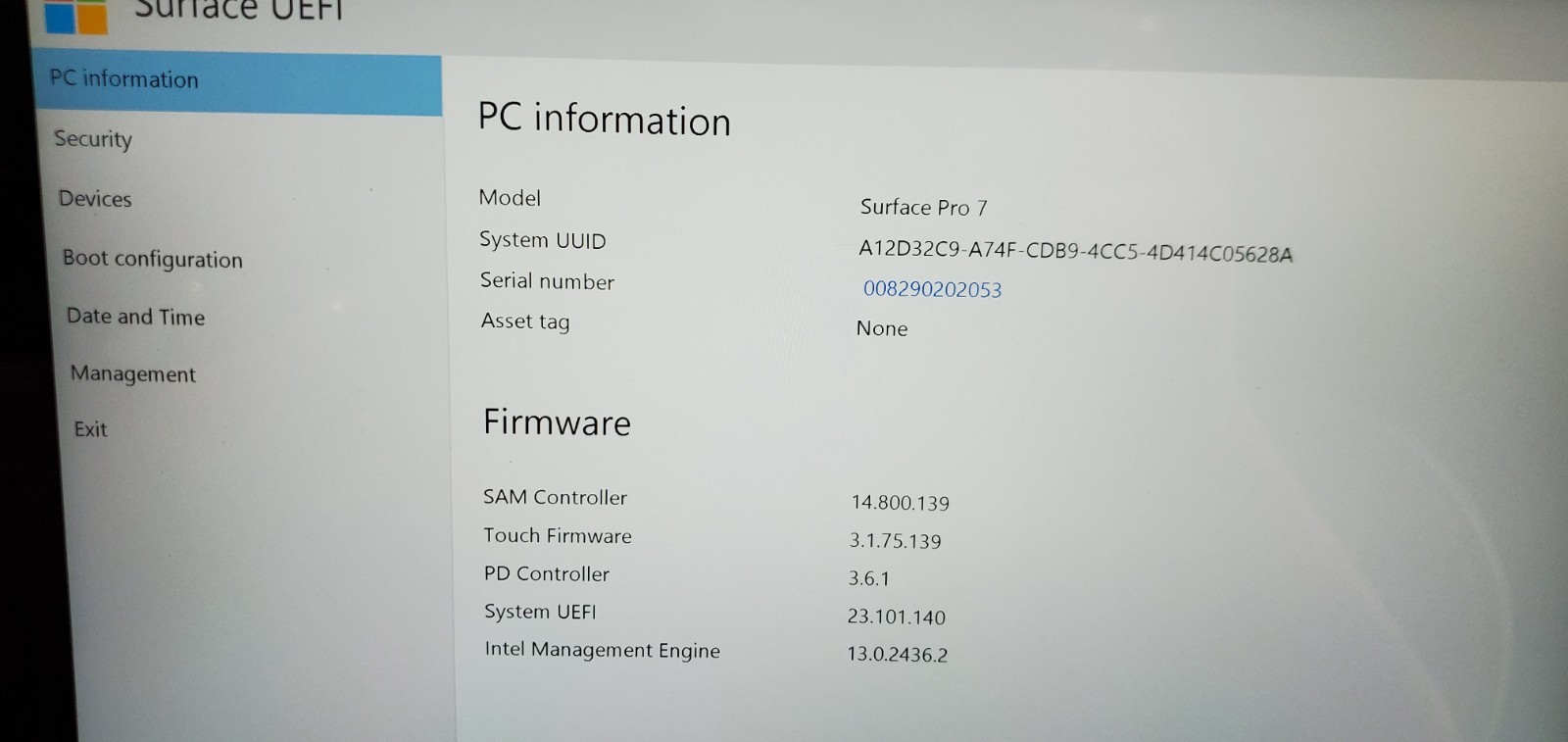 Microsoft Surface Pro 7 1964 Tablet Intel i3-10th Gen 4GB RAM 128GB SSD No OS