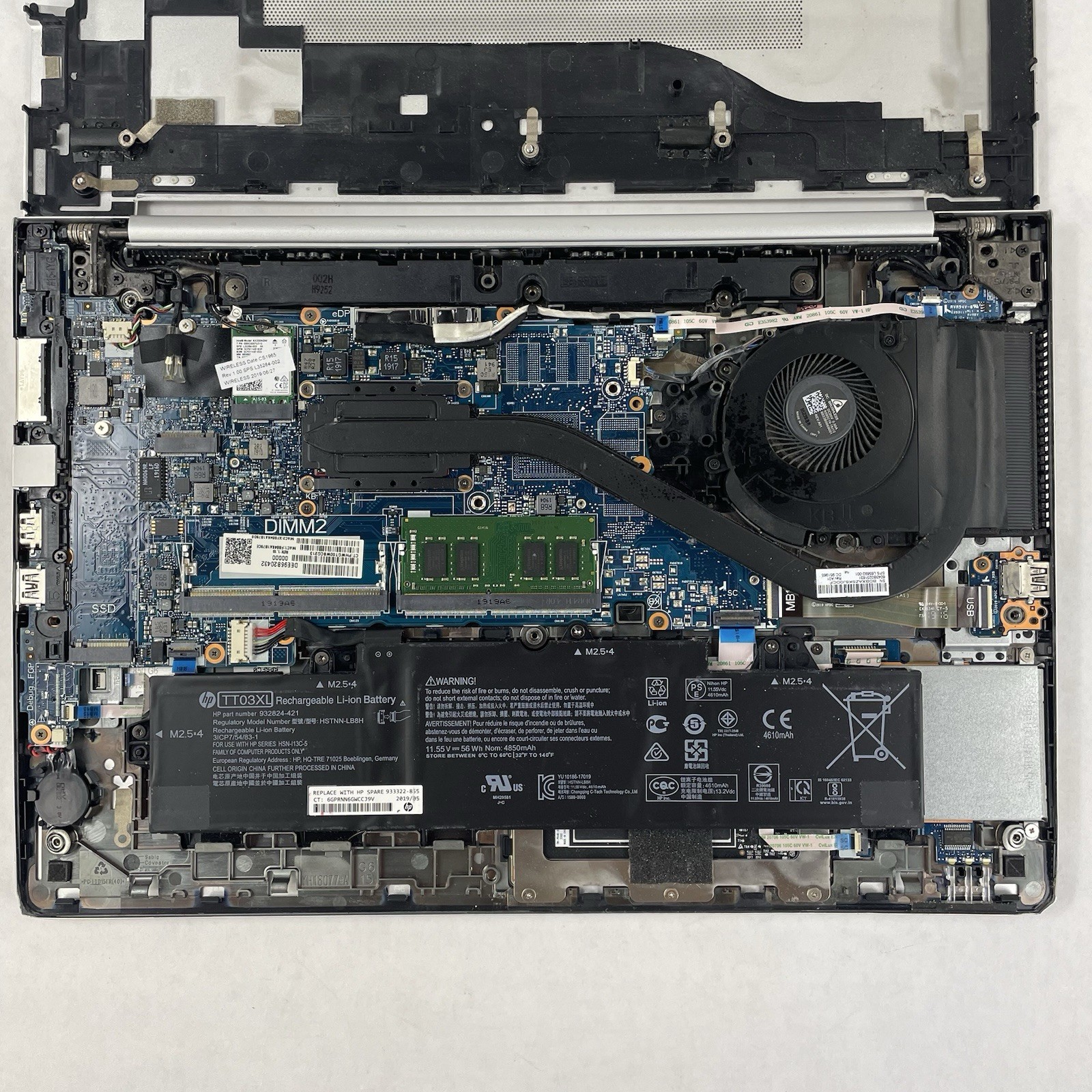 HP EliteBook 850 G6 15.6″ i7-8665U 1.90 GHz 8 GB RAM No SSD/OS/AC – Bad Corners