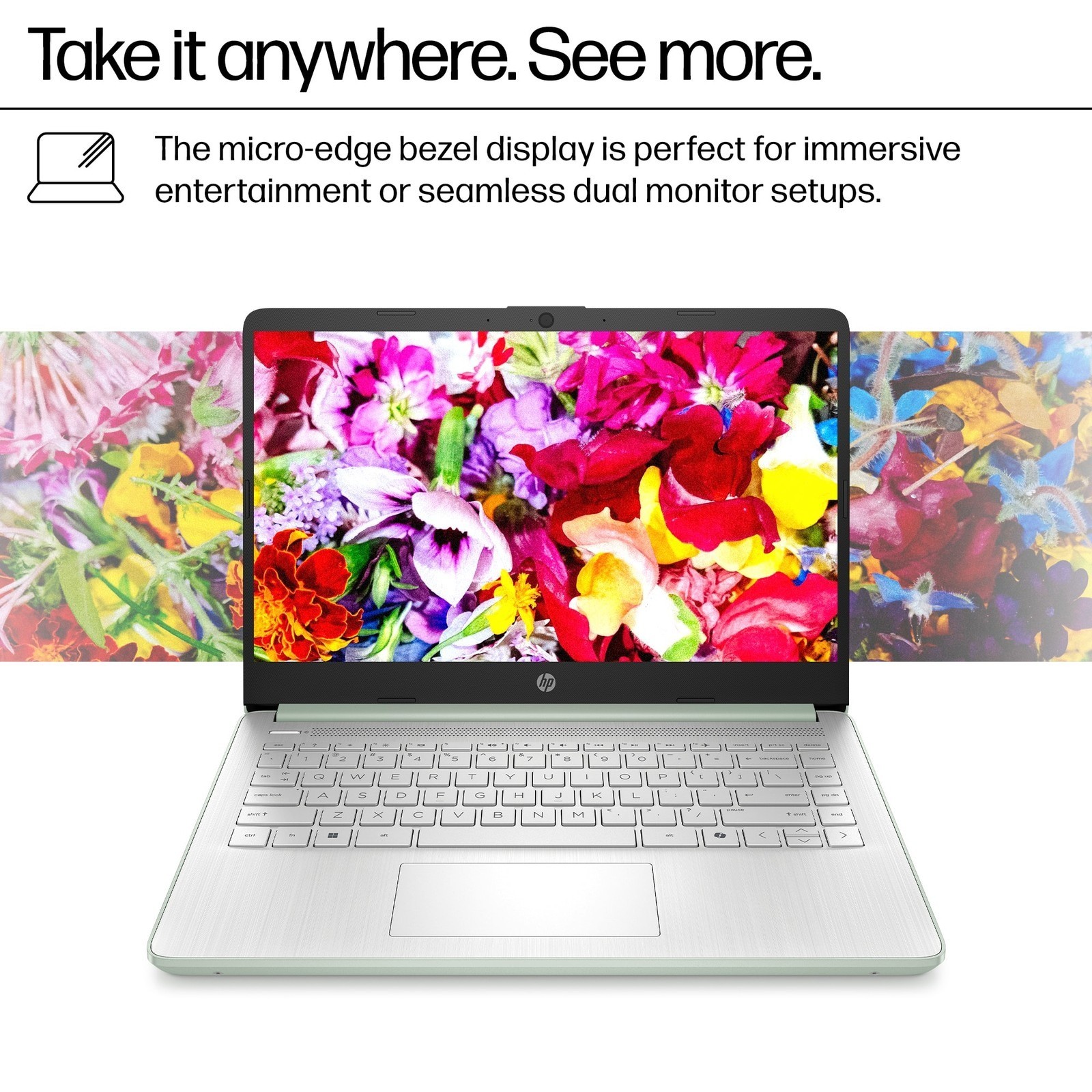 HP 14 Student-Laptop Back to School Quad-Core Processor 4/8/16GB RAM 128GB UFS