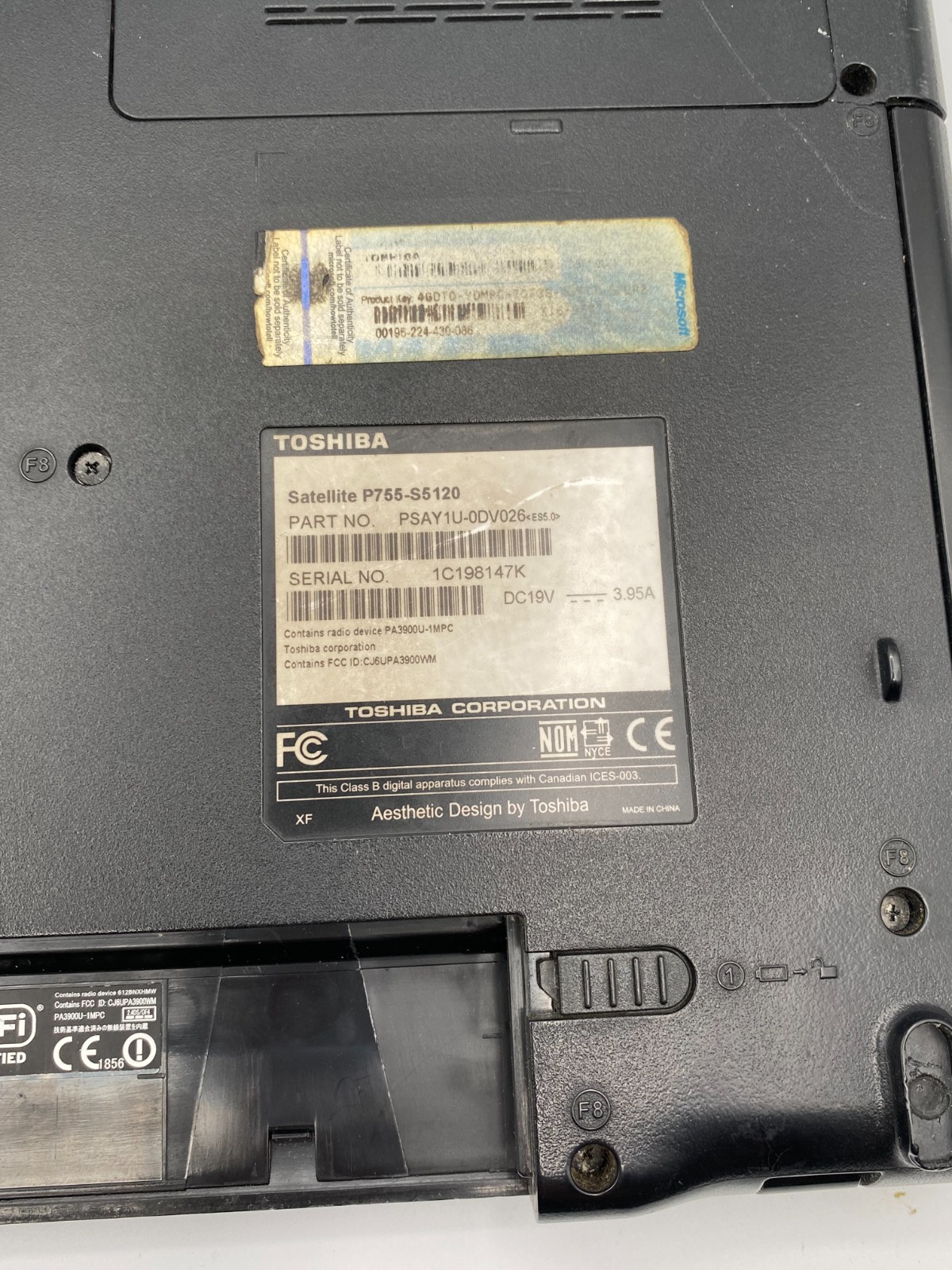 Toshiba Satellite P755-s5320 Laptop -READ – Fast Ship -USA Seller