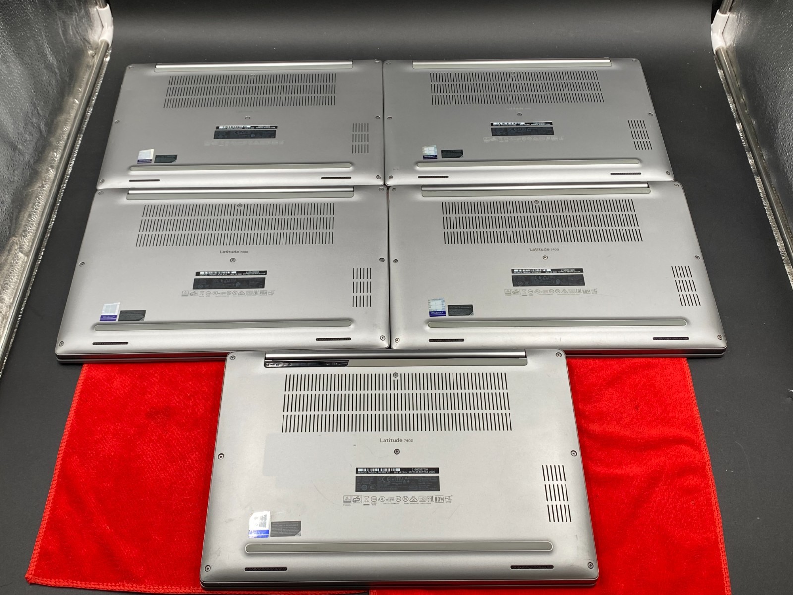 6 LOT DELLLATITUDE 7400 TOUCHSCREEN i5-8265U 16GBRAM 256GB SSD WINDOWS11+CHARGER
