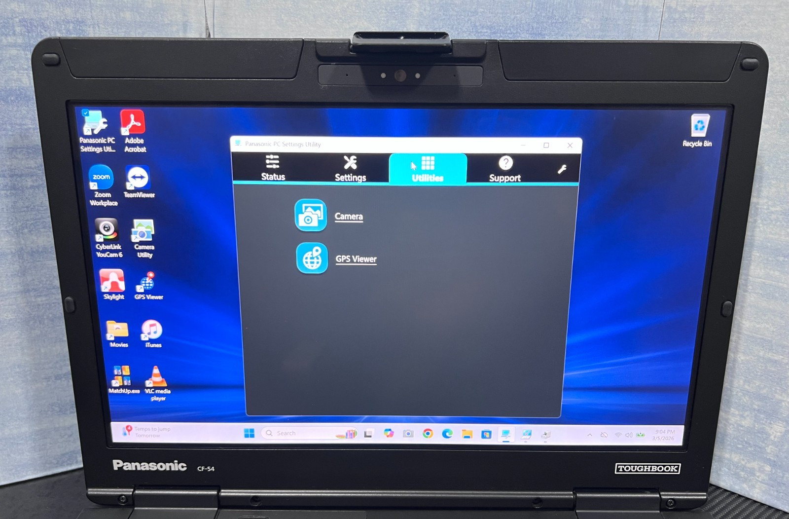 CF-54J2487VM, i5-7300U @2.60GHz, 256GB SSD M.2, 16GB, TOUCHSCREEN, 4G LTE, 4240H