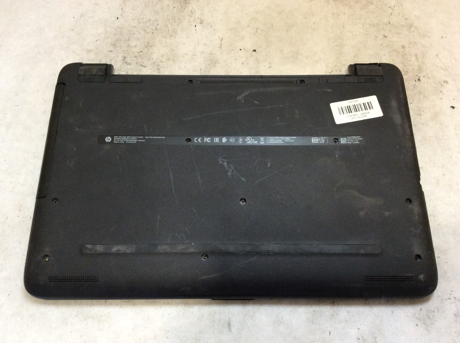 HP Notebook 15-ba009dx Laptop 15″ AMD A6 WON’T TURN ON -PP