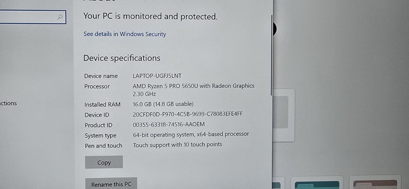Lenovo ThinkPad T14 Gen 2 20XK005UUS 14″ Notebook – Full HD – 1920 x 1080 – AMD