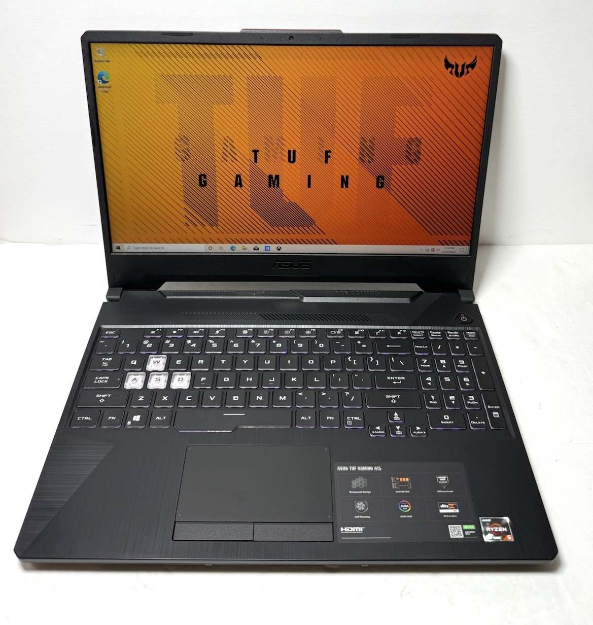 ASUS TUF Gaming FA506 15.6″ 512GB SSD, AMD Ryzen 5 4600H, 8GB RAM, GTX 1660Ti