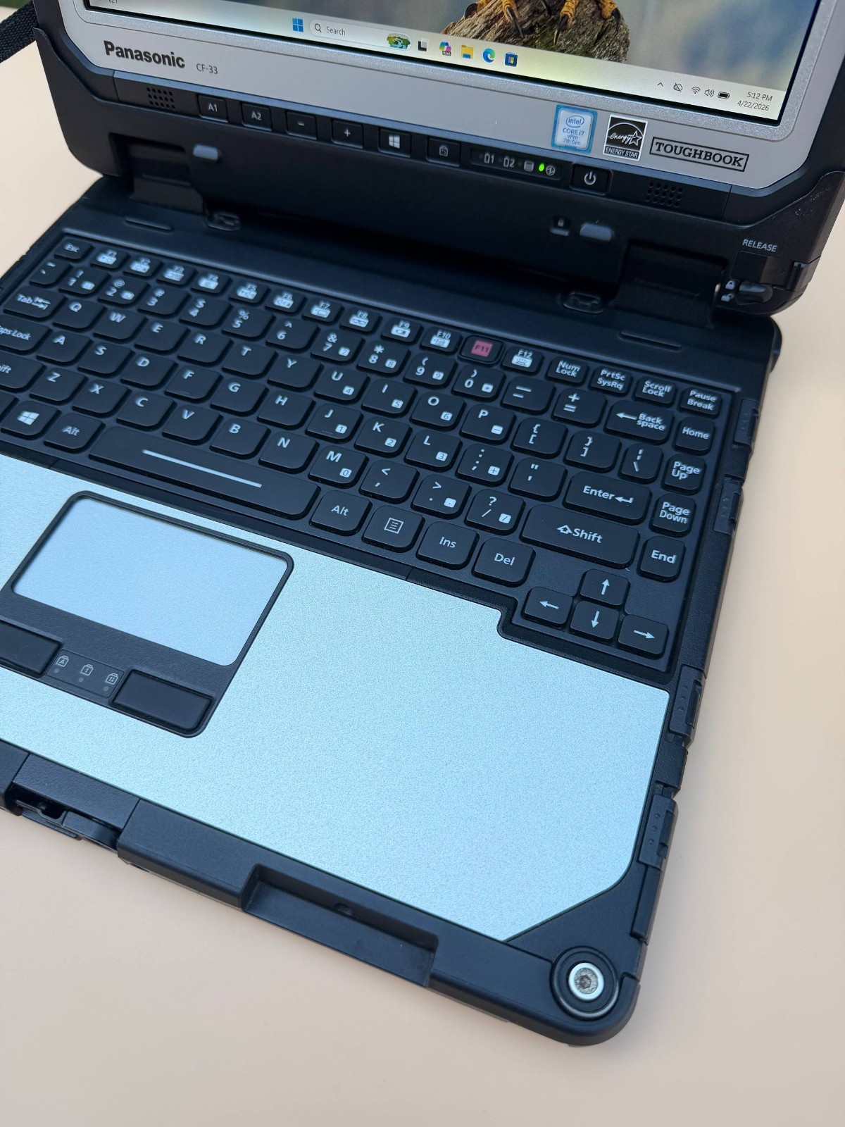 Panasonic Toughbook CF-33 i7-7600 16GB 512GB SSD Win11pro LTE /dGPS/Barcode