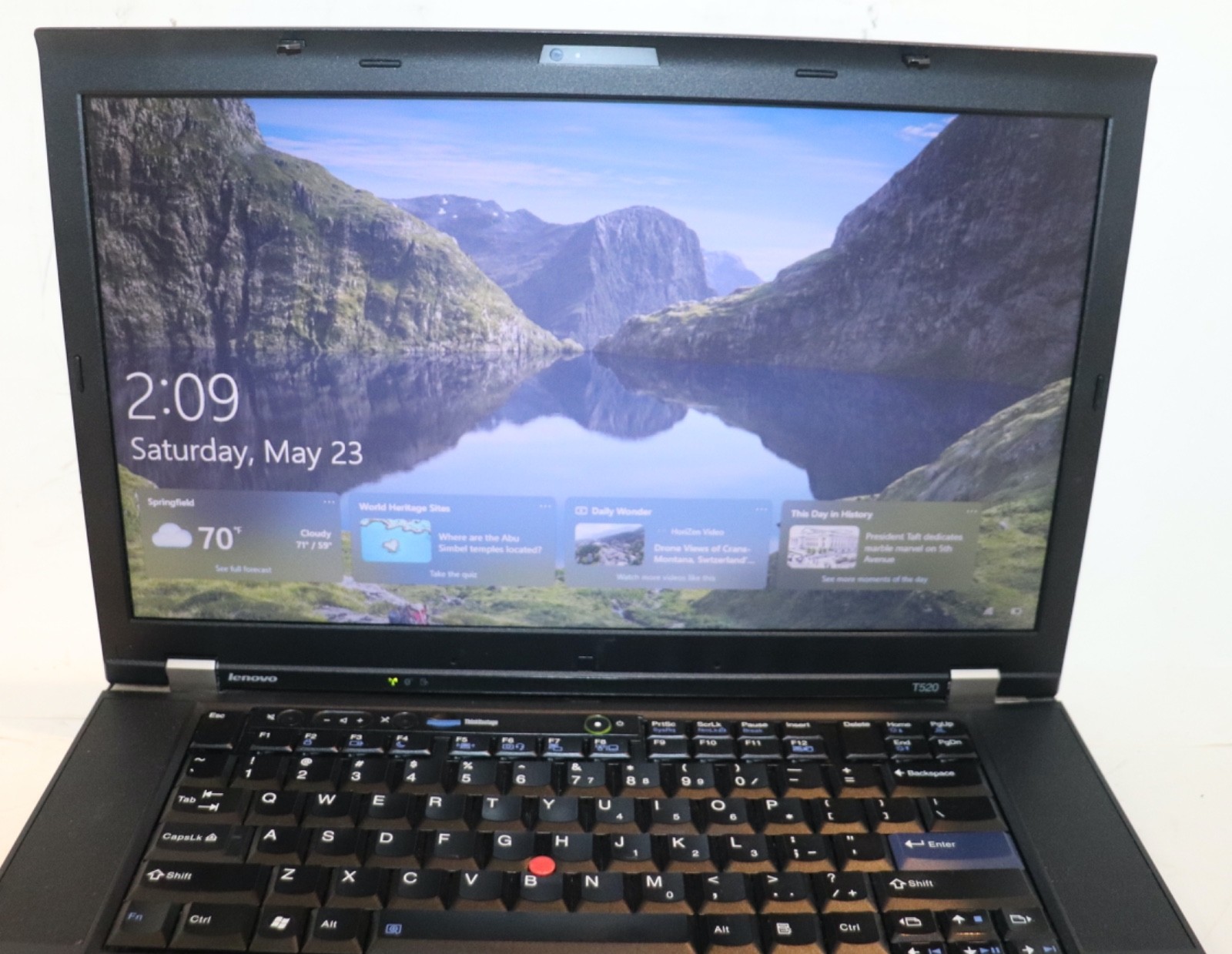 Lenovo ThinkPad T520|Core i7@2.80 GHz|8GB RAM|256GB SSD|WIN 10. PROF|Webcam