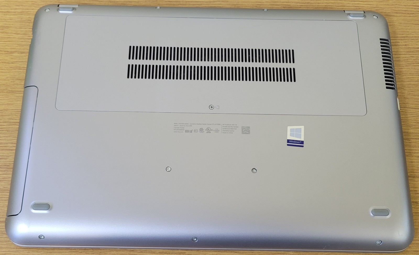 HP ProBook 455 G4 AMD A10-9600P 2.40GHz 8GB DDR4 Radeon R5/R6/R7 No OS/SSD/HDD