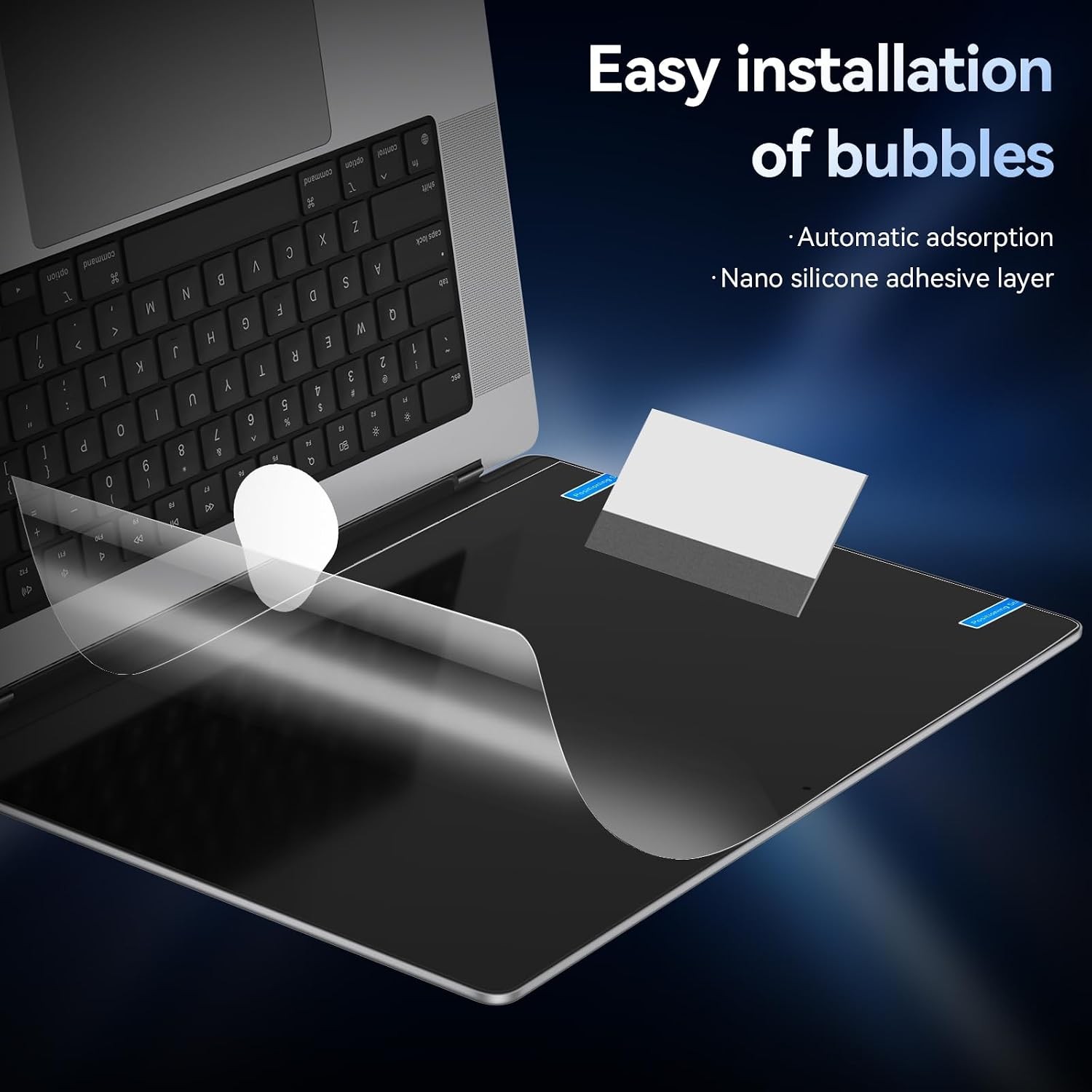14″ Privacy Screen for Laptops 16:9, 360° Anti Glare Shield Filter for Monitors