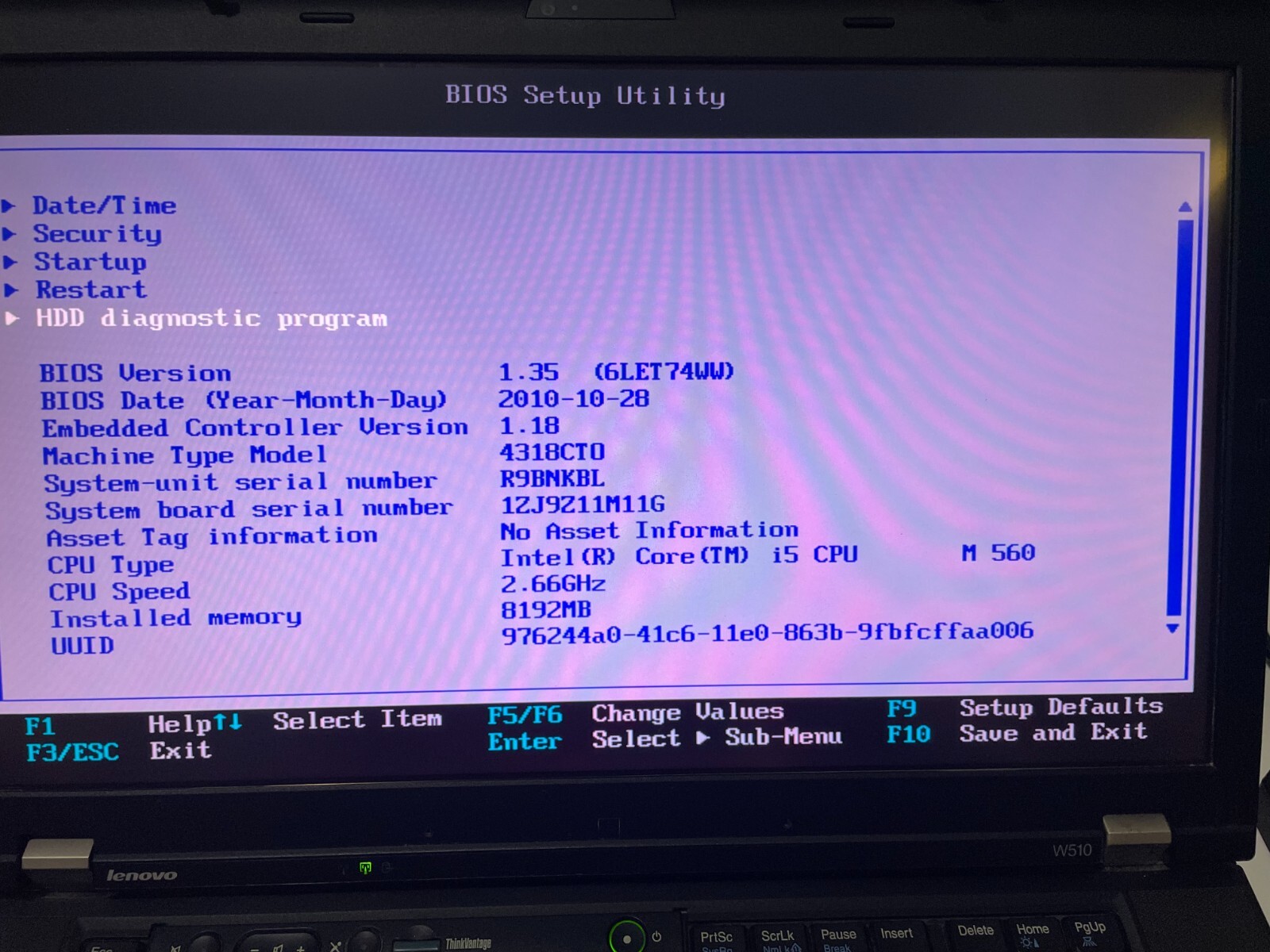 Lenovo ThinkPad W510 i5 M560 @2.6GHz 8GB RAM 500GB SSD Windows 10 Pro + dock