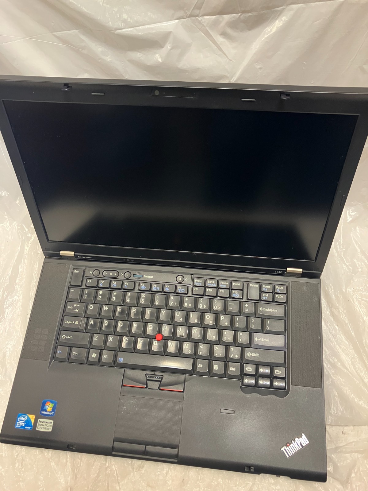 LENOVO THINKPAD T510 – BOOTS TO BIOS – INTEL I5 M560 – 6GB RAM – 320gb HD