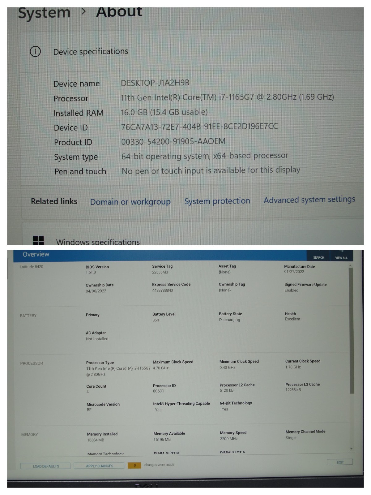 Dell Latitude 5420 14″ FHD Intel i7-1165G7 2.8GHz 16GB 1TB SSD W11Pro+Charger