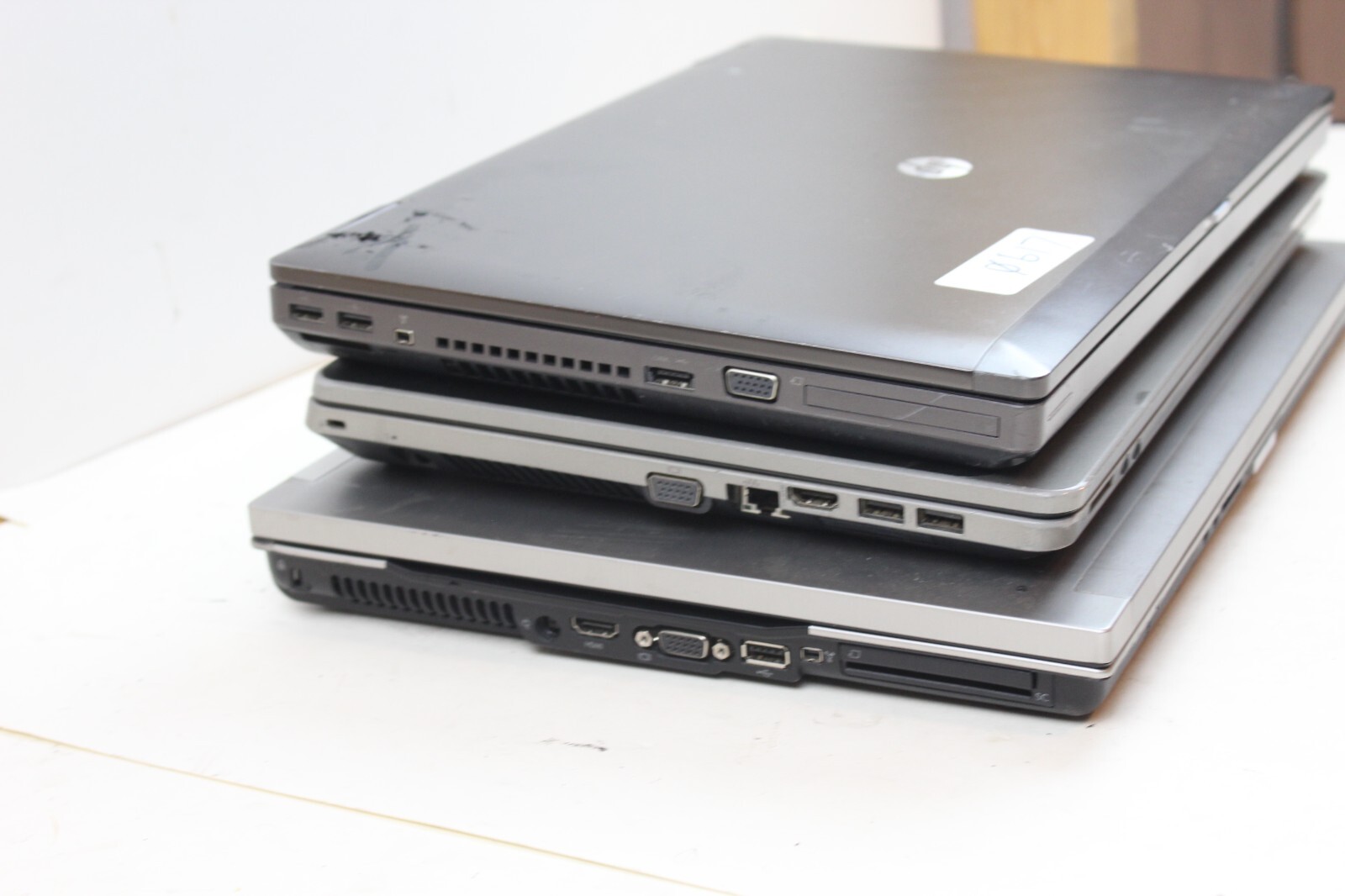 AS IS Lot of 3 HP ProBook 6560b 8730w 4530s i3 4Gb 6GB NO HDD