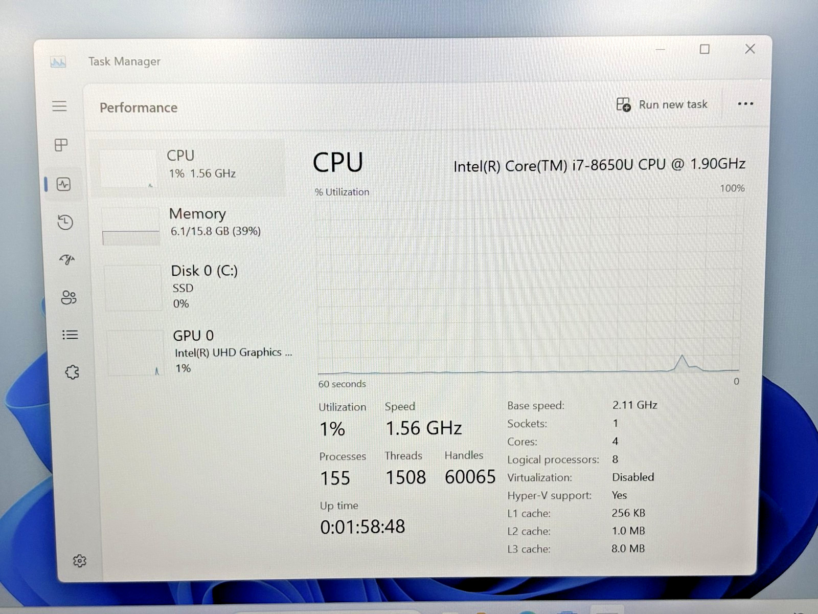 Lenovo ThinkPad T480s Intel i7-8th Gen 1.90GHz 16GB RAM 256GB SSD Windows 11 P*
