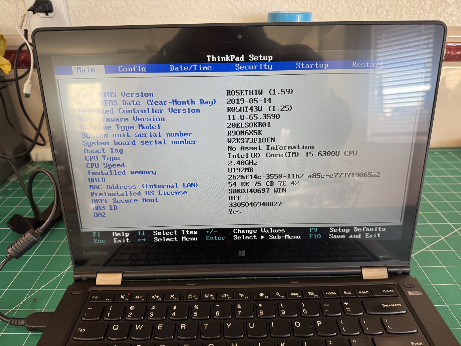 Lenovo Yoga 460 14IN Intel i5-6300U 2.4GHZ 8GB RAM (NO SSD,CADDY,AC ADAPTER,OS)