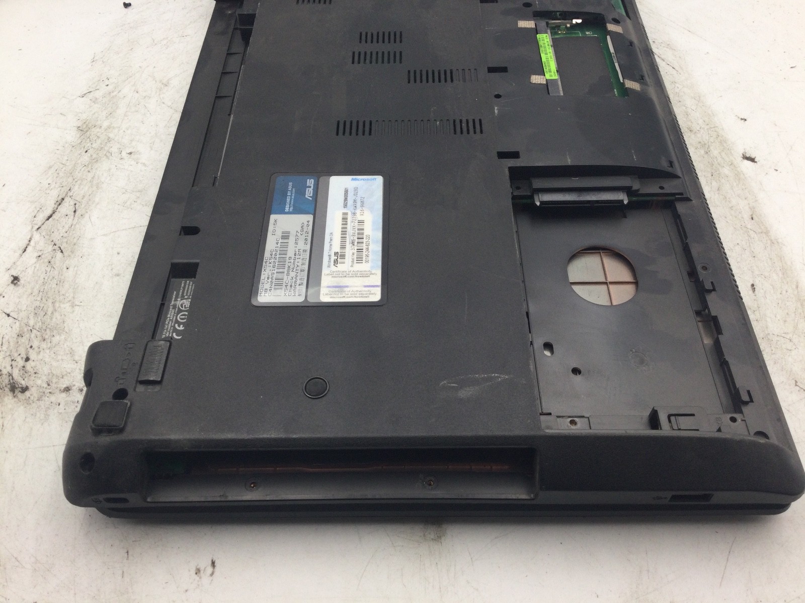 ASUS NOTEBOOK X54C – INTEL PENTIUM B960 – NO RAM – FOR PARTS – READ DESC- BB
