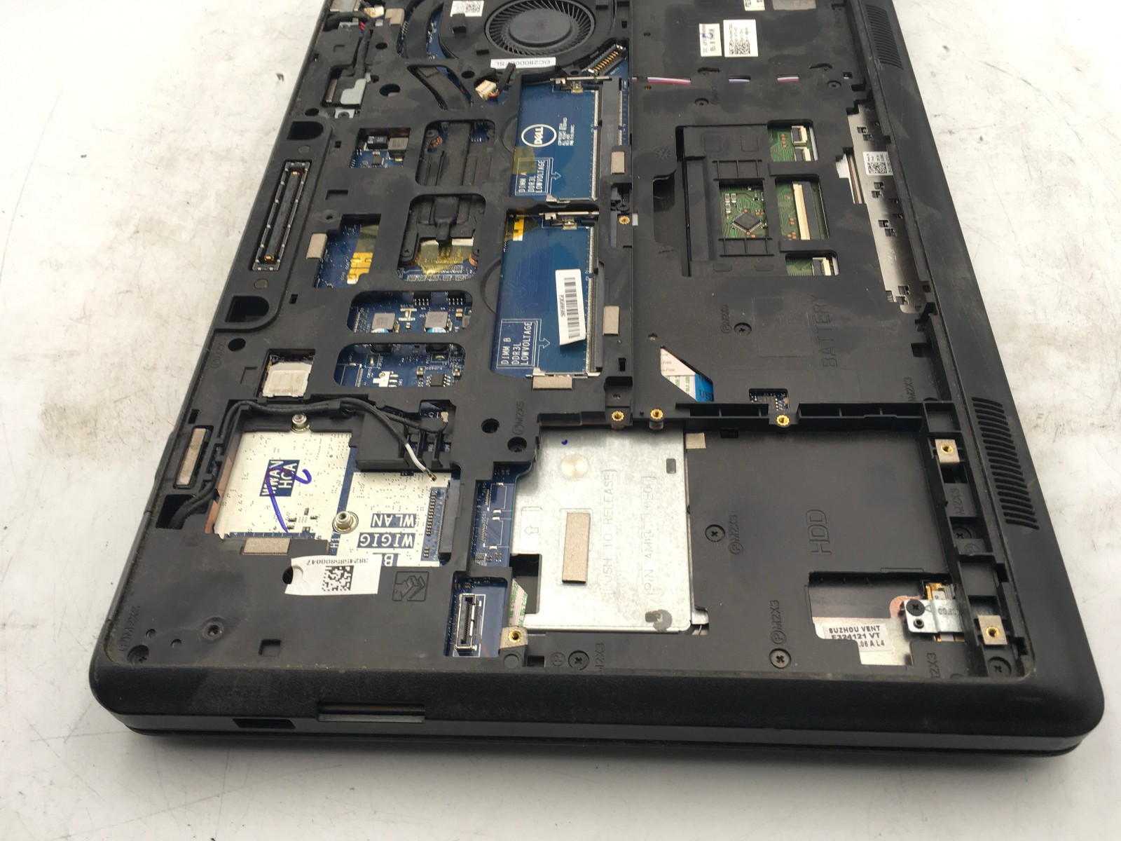 DELL LATITUDE E7450 – BOOTS TO BIOS/BAD LCD – INTEL I5 5300U – NO RAM – READ -BB