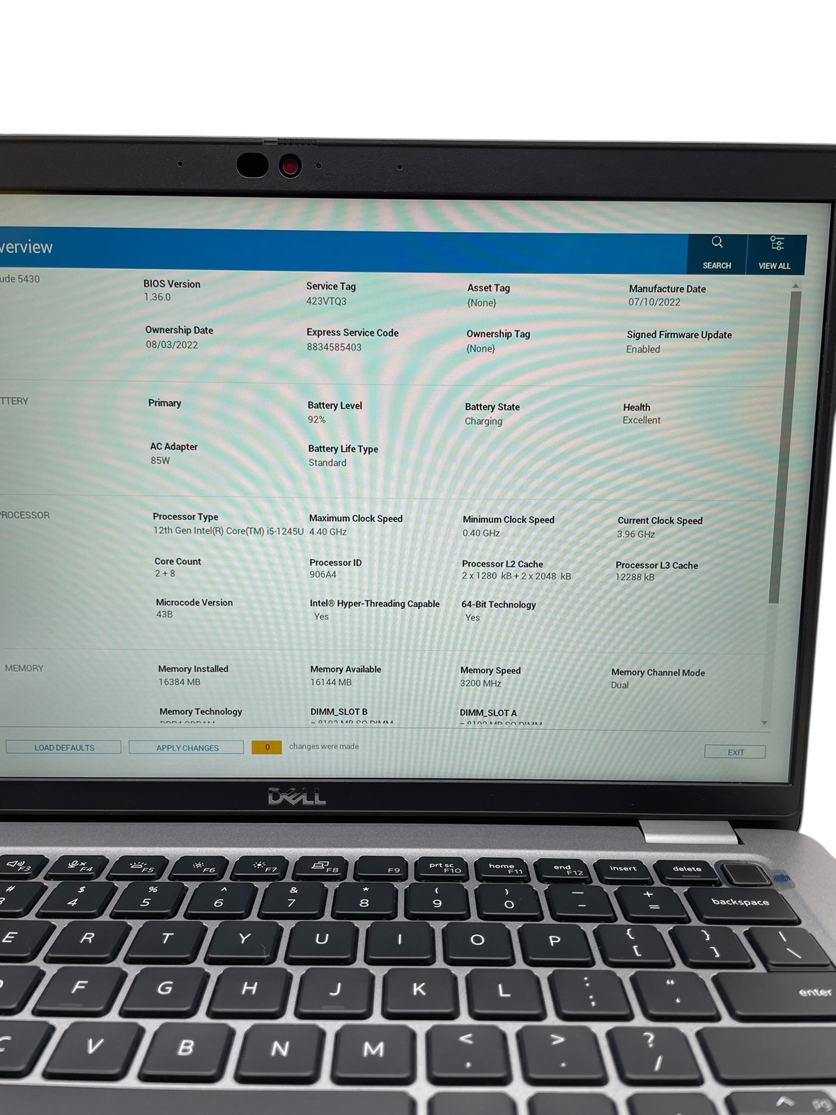 Dell Latitude 5430 14″ – i5-1245u – 16GB RAM – 512GB SSD – Grade D