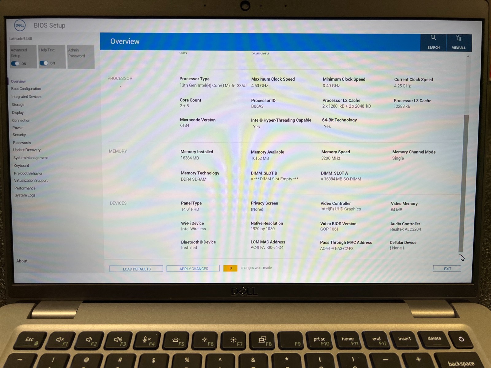 Dell Latitude 5440 14” i5-1355U@1.30GHz,16GB RAM,256GB SSD