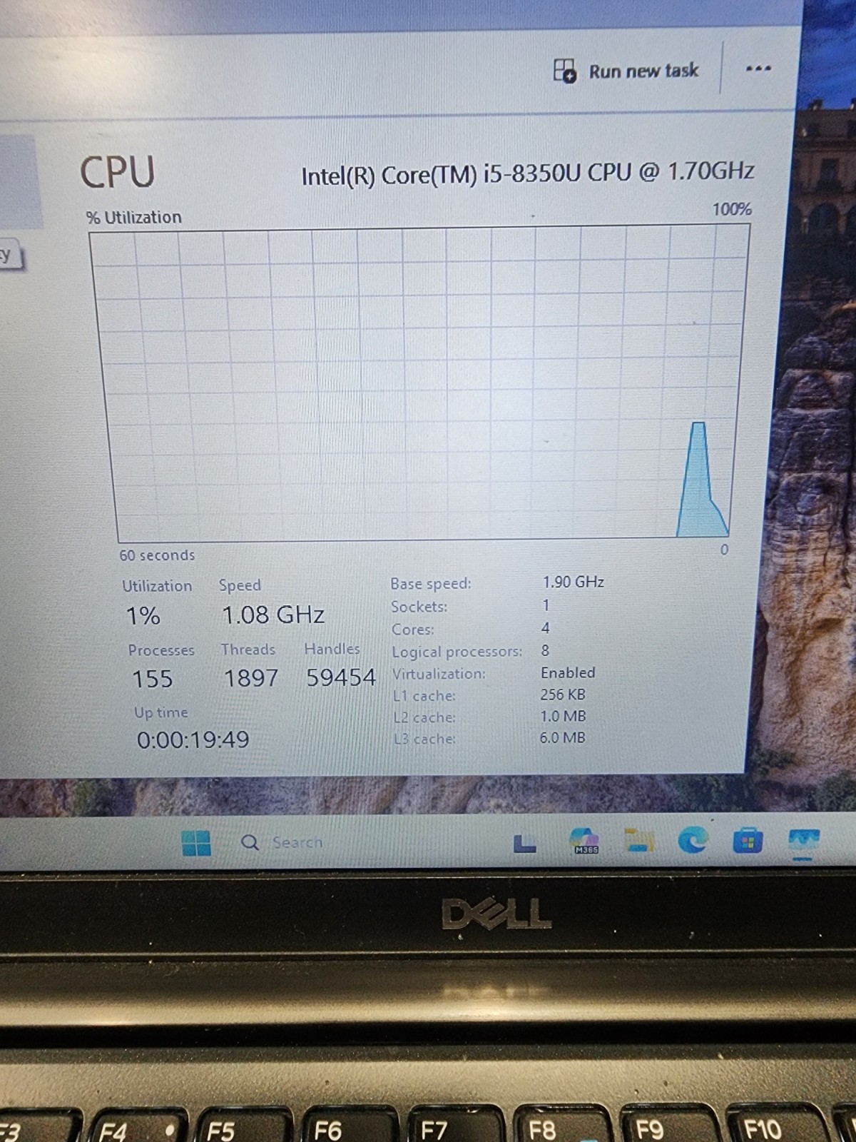 Dell Latitude 7490 i5-8350U – 8GB Ram – 256GB NVME – W11H – NO AC