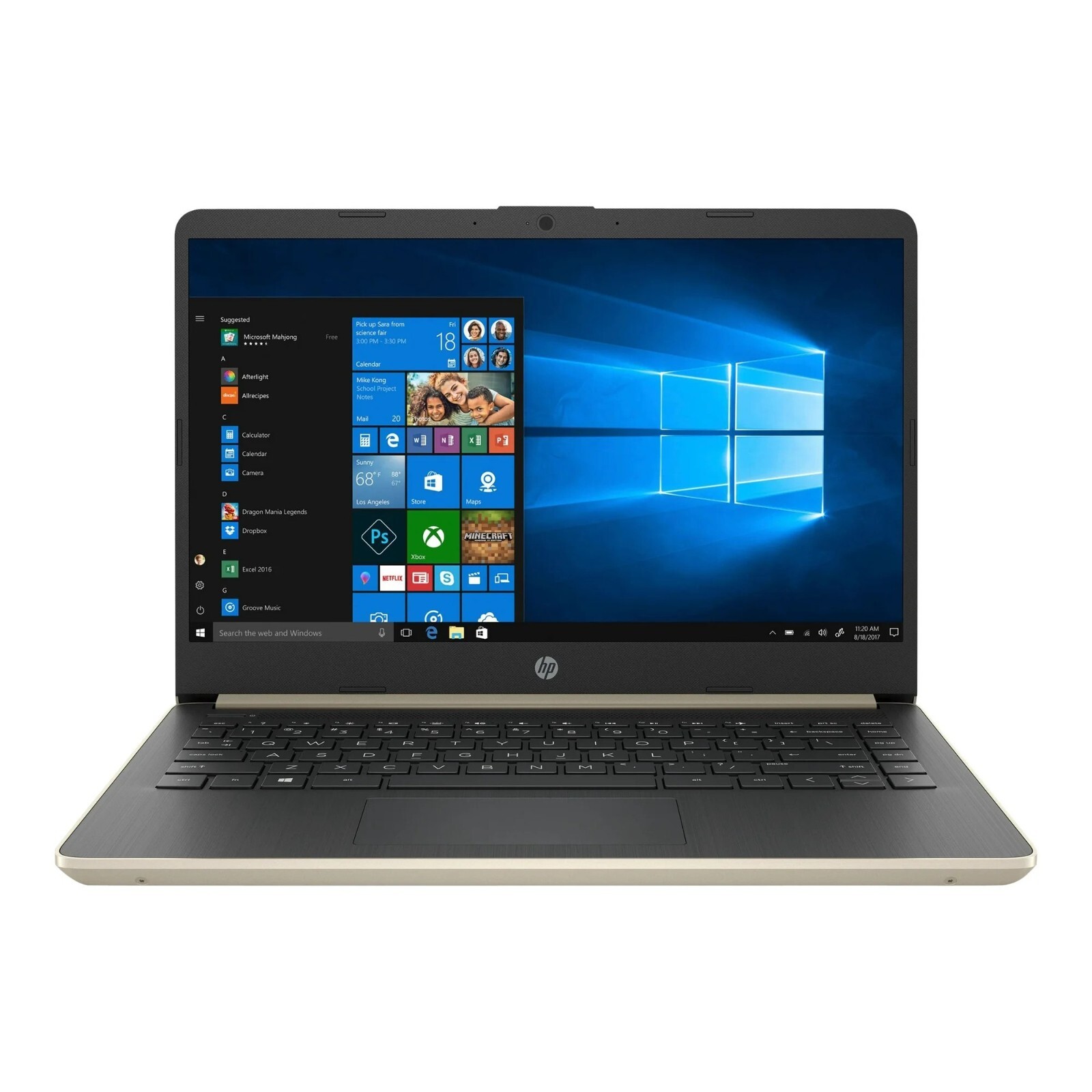 HP 14-dq0011dx i3-8145U/2.1GHz/8GB/256GB SSD/14″ HD TouchScreen/Win 10 S Laptop