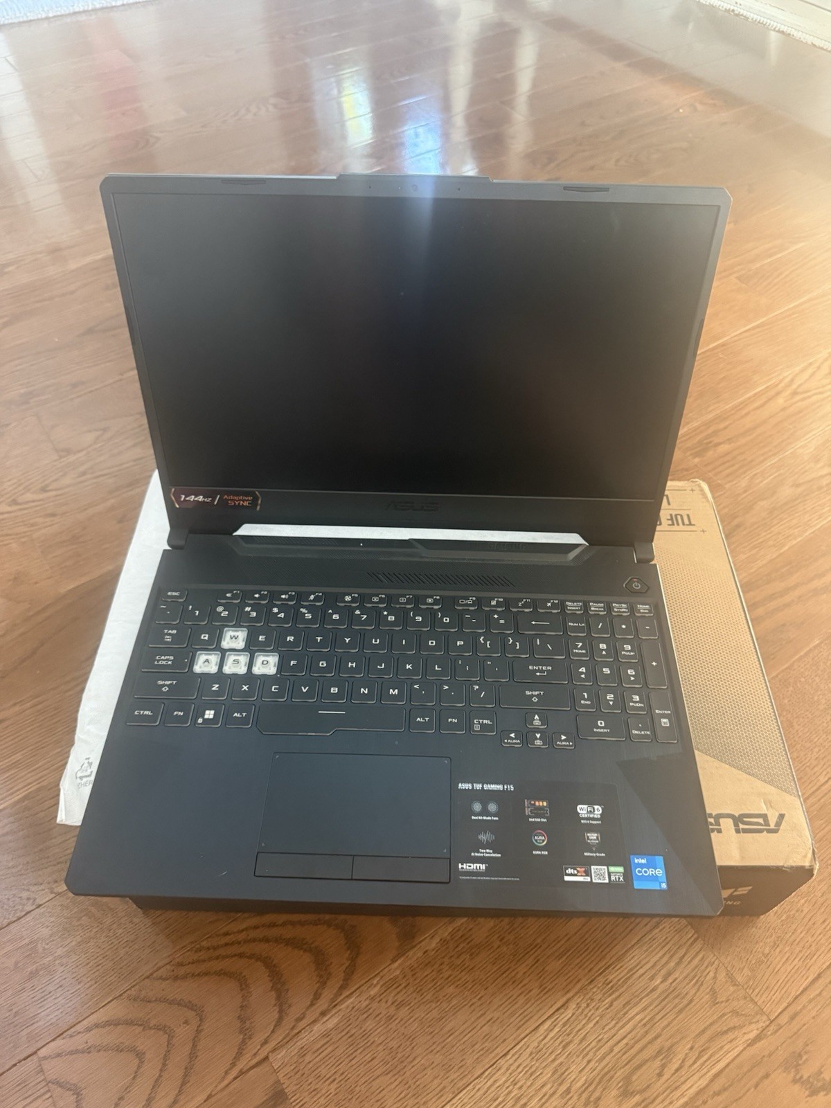 Asus TUF F15 FX506H 15.6″ i5-11400H 2.7GHz 8GB RAM 512GB SSD GeForce RTX 3050