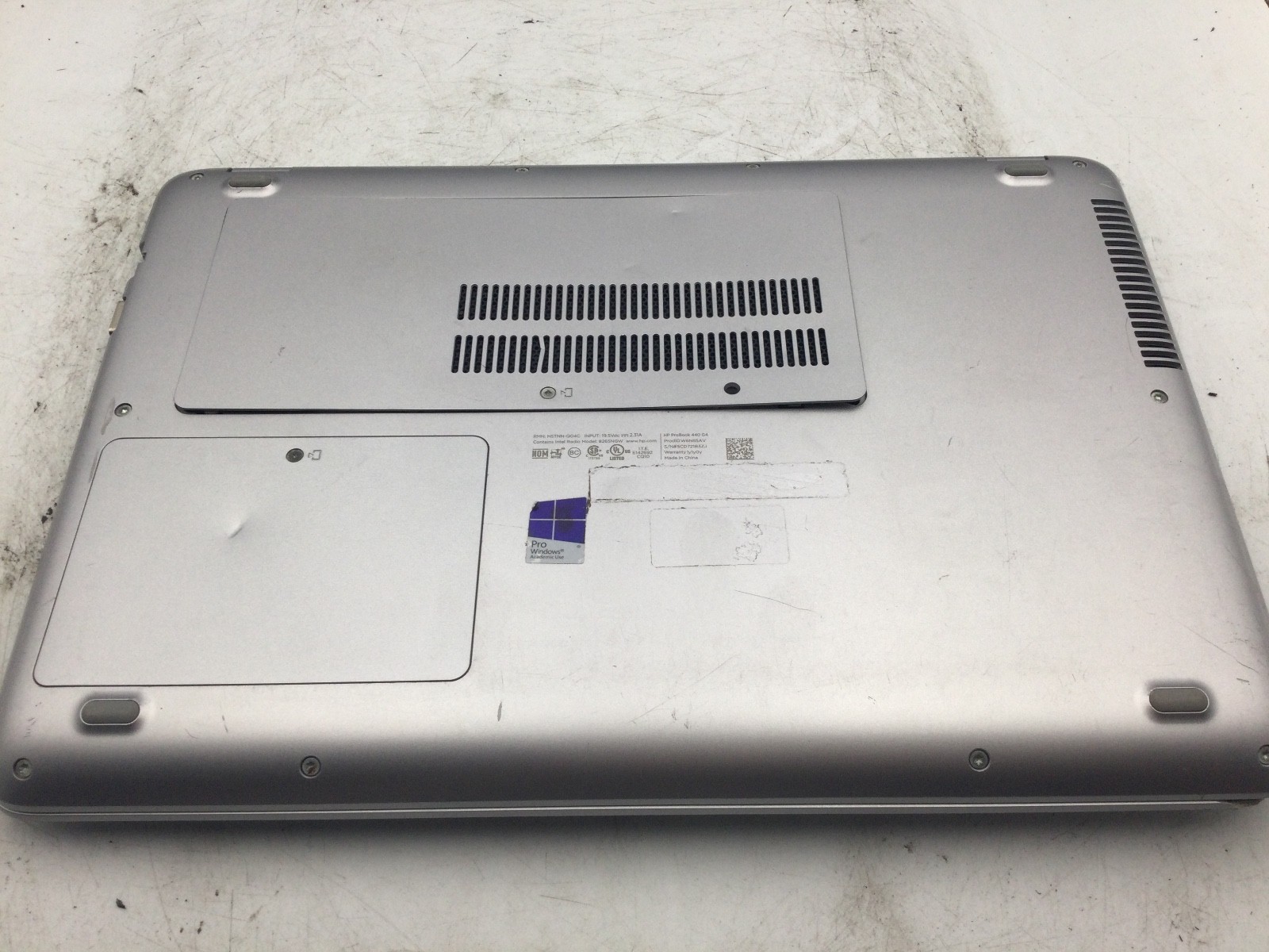 HP PROBOOK 440 G4 – INTEL I3 7TH GEN – NO RAM – FOR PARTS – NO LCD -READ DESC-BB
