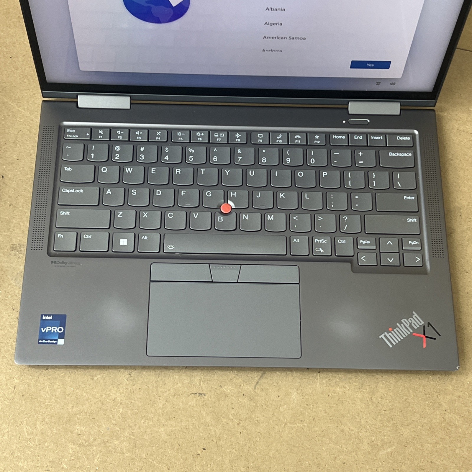Lenovo ThinkPad X1 Yoga Gen 7 2-in-1 i5-1250P 16gb Ram 512gb – Fair *68%+ Batt*