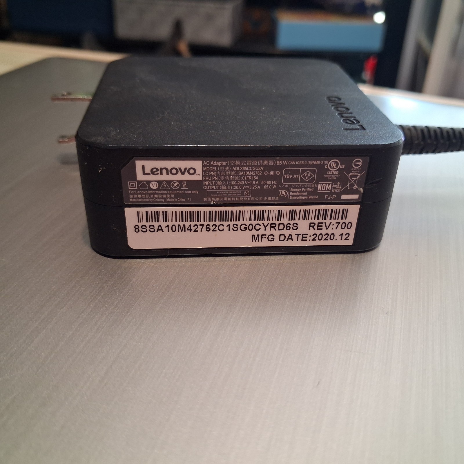 Lenovo laptop does not turn on Storage drive removed Sold as-is for parts
