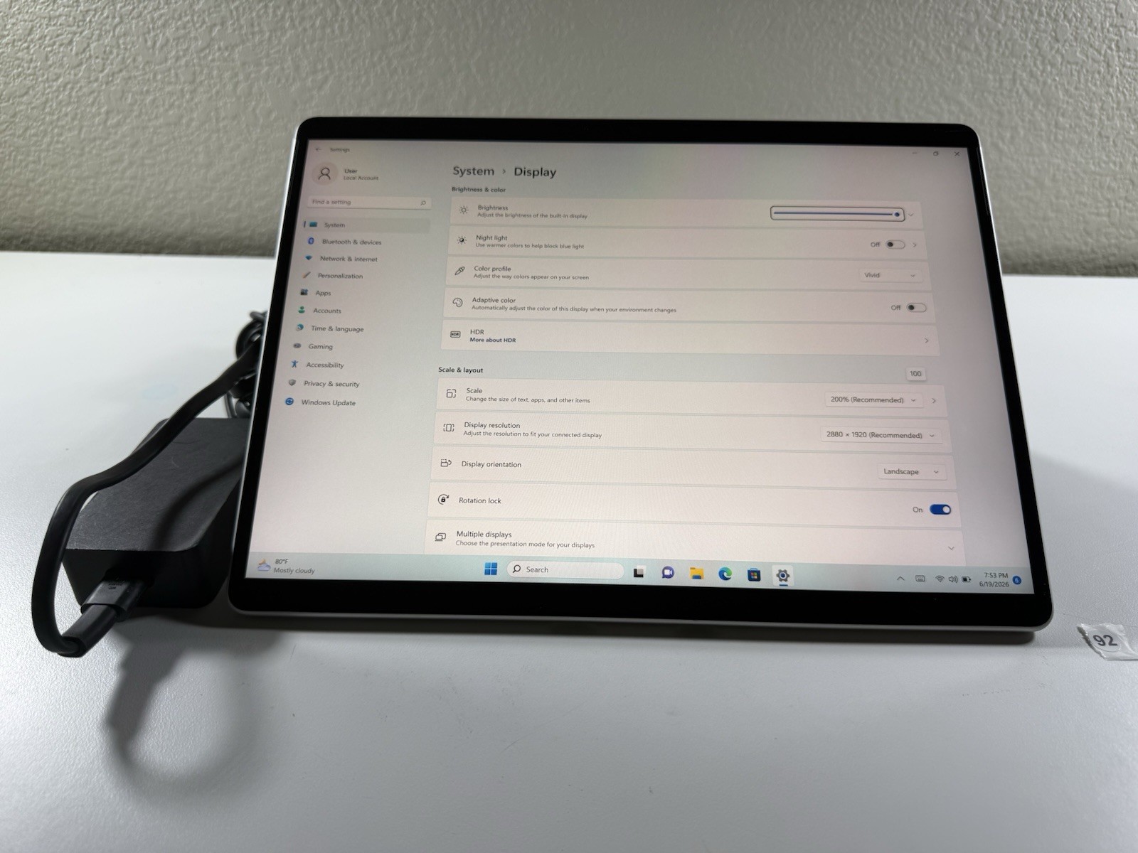 Microsoft Surface Pro 8 (1982) i5-1145G7 – 16GB RAM – 256GB 120Hz – Win 11 Pro