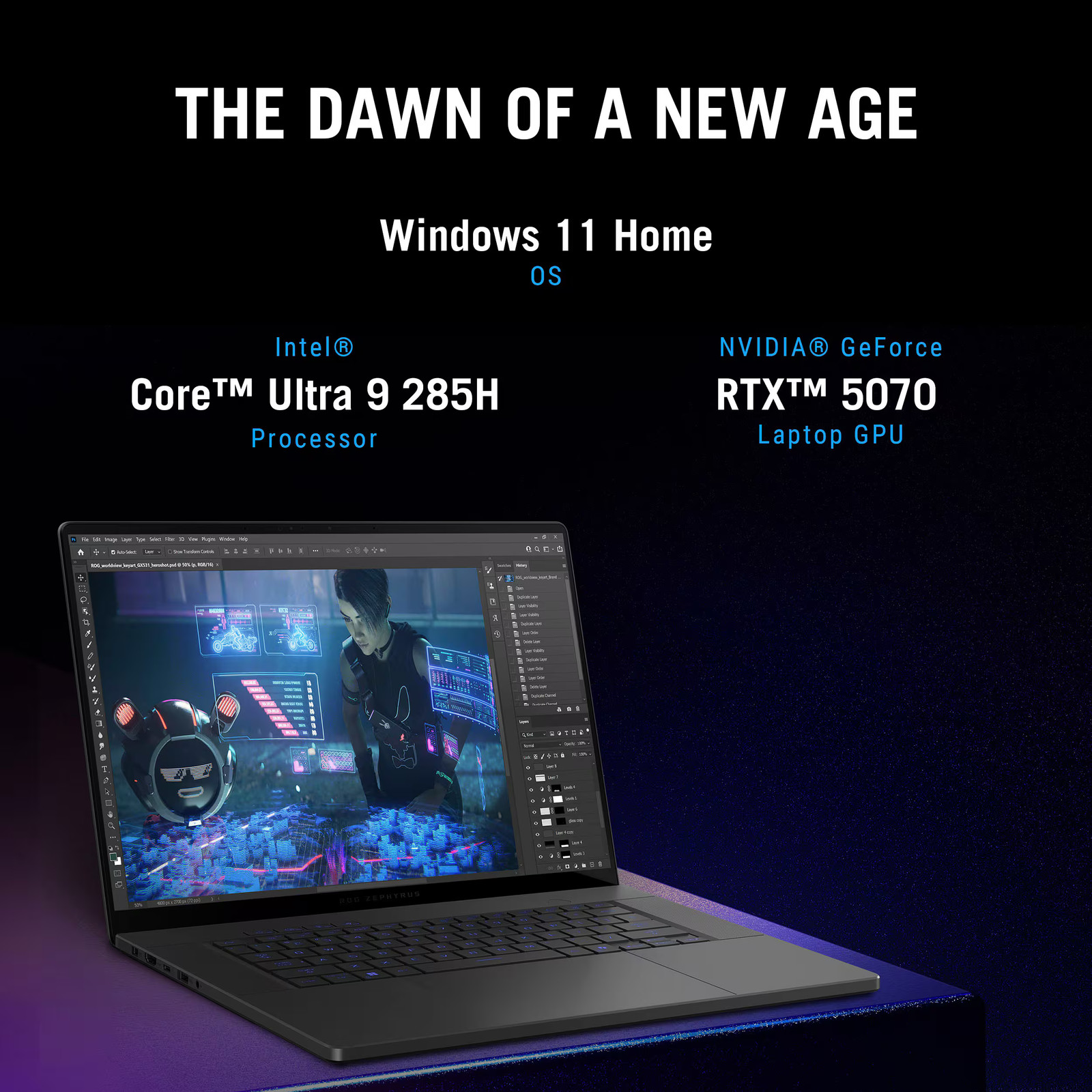 ASUS – ROG Zephyrus G16 16″ OLED 2.5K 240Hz Gaming Laptop – Intel Core Ultra …