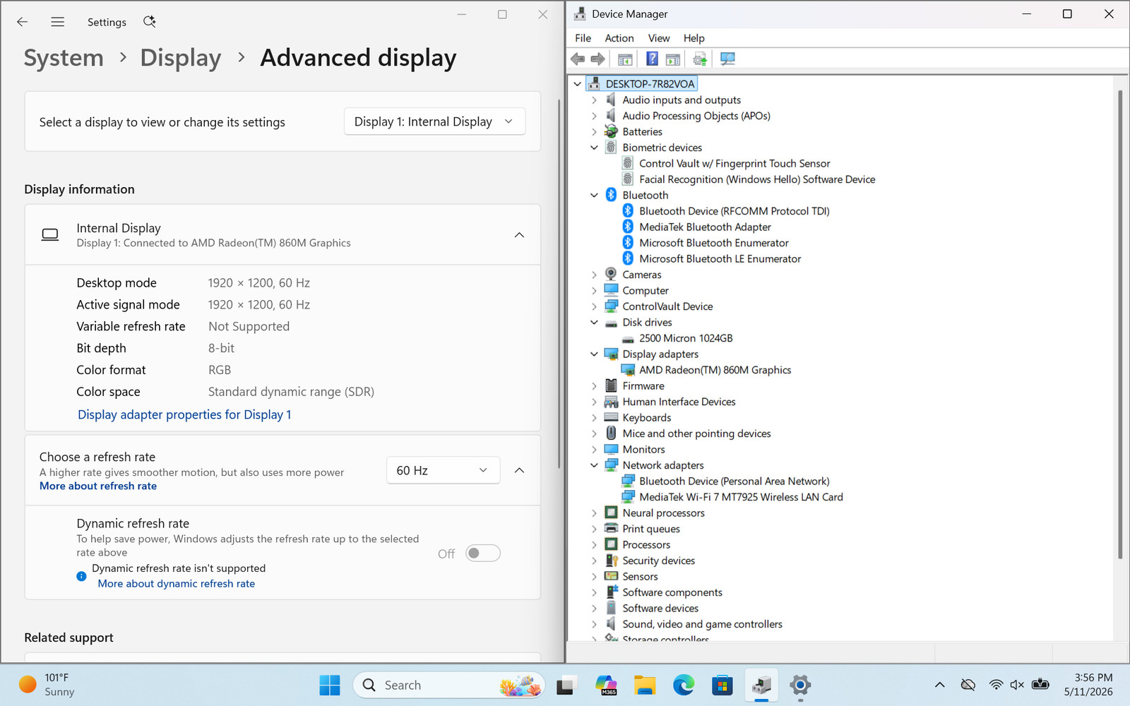 Dell Pro Plus 2-in-1 PB14255 14″ FHD+ Touch RYZEN AI 7 PRO 350 1TB SSD 32GB W11P