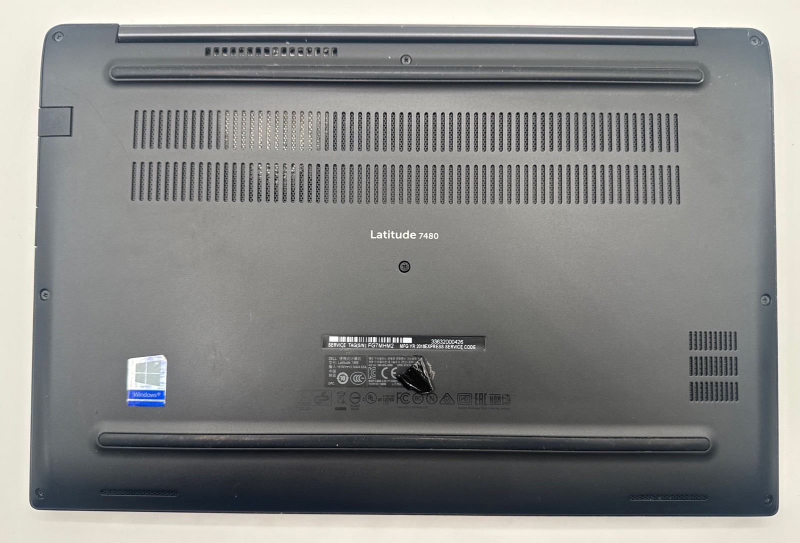 Dell Latitude 7480 i5 7th Gen 16GB RAM 256GB SSD BAD LCD but Works Great See Pic
