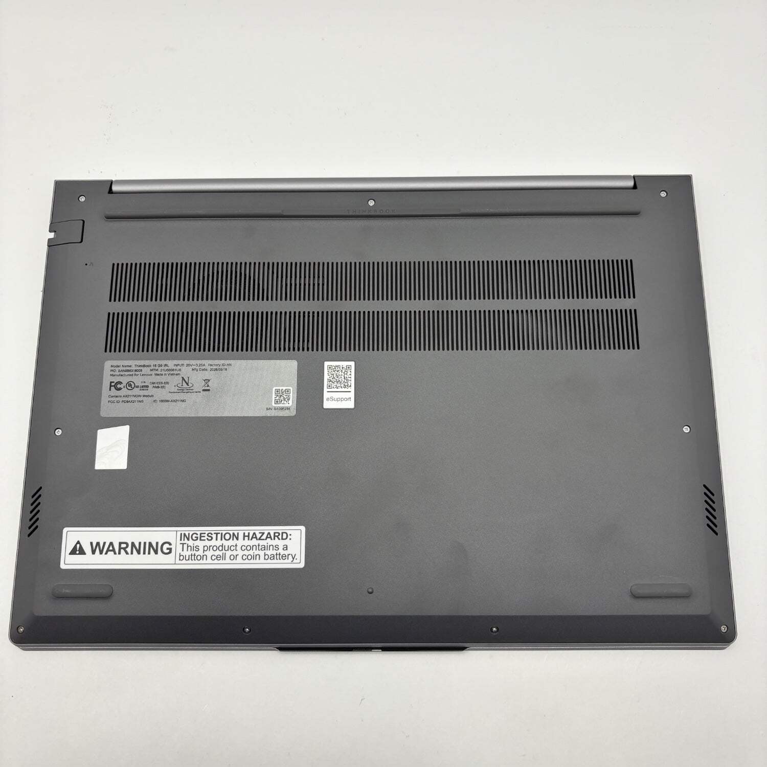 Lenovo ThinkBook 16 G9 21US 16″ Core 7 240H 2.5GHz 16GB RAM 512GB SSD