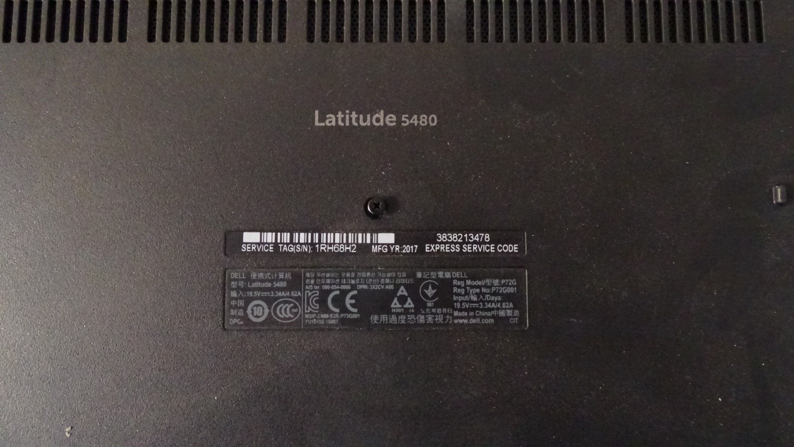 Dell Latitude 5480 14 Laptop i5-7300U 7th